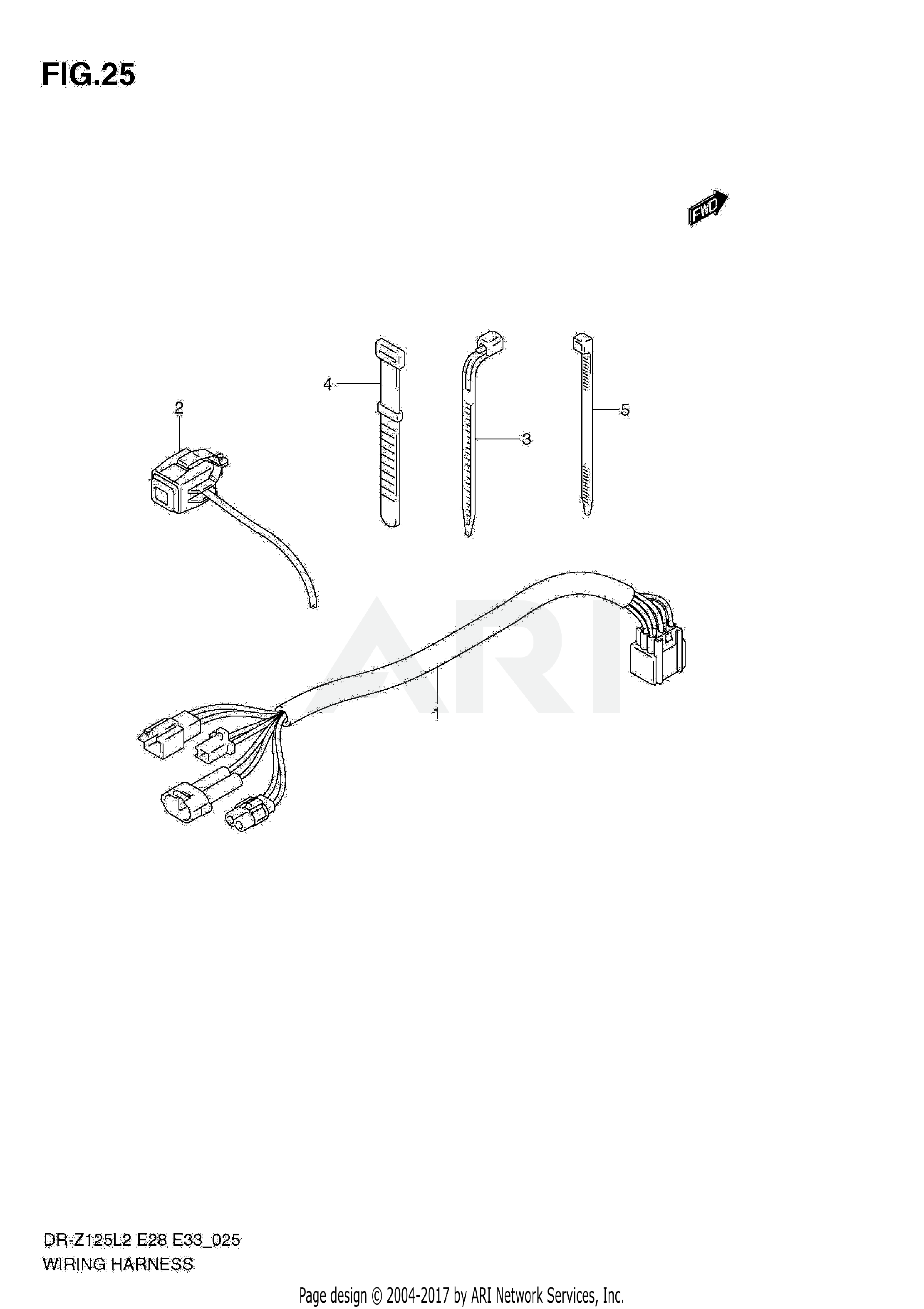 WIRING HARNESS (DR-Z125L E33)