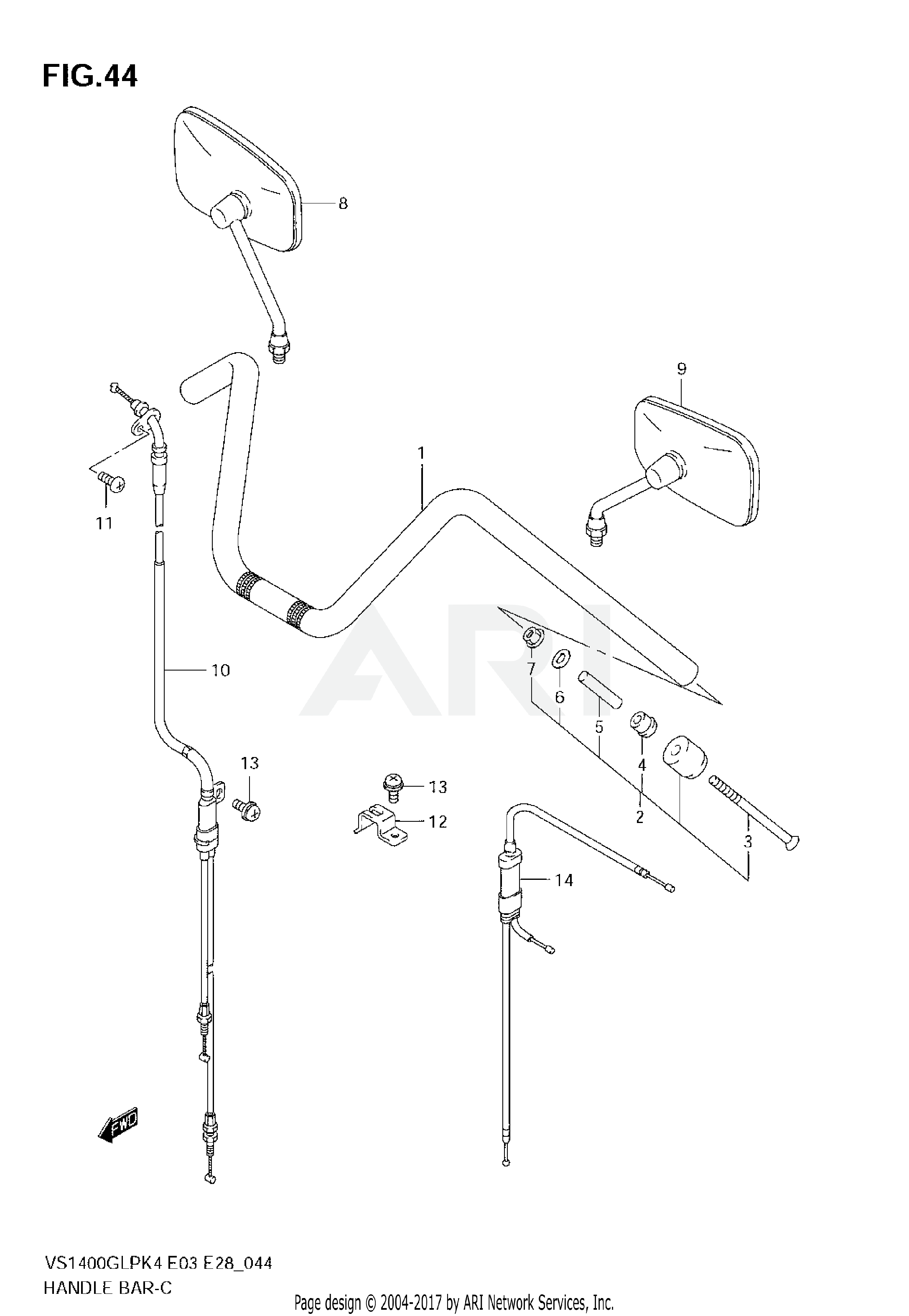 HANDLEBAR (MODEL K4)