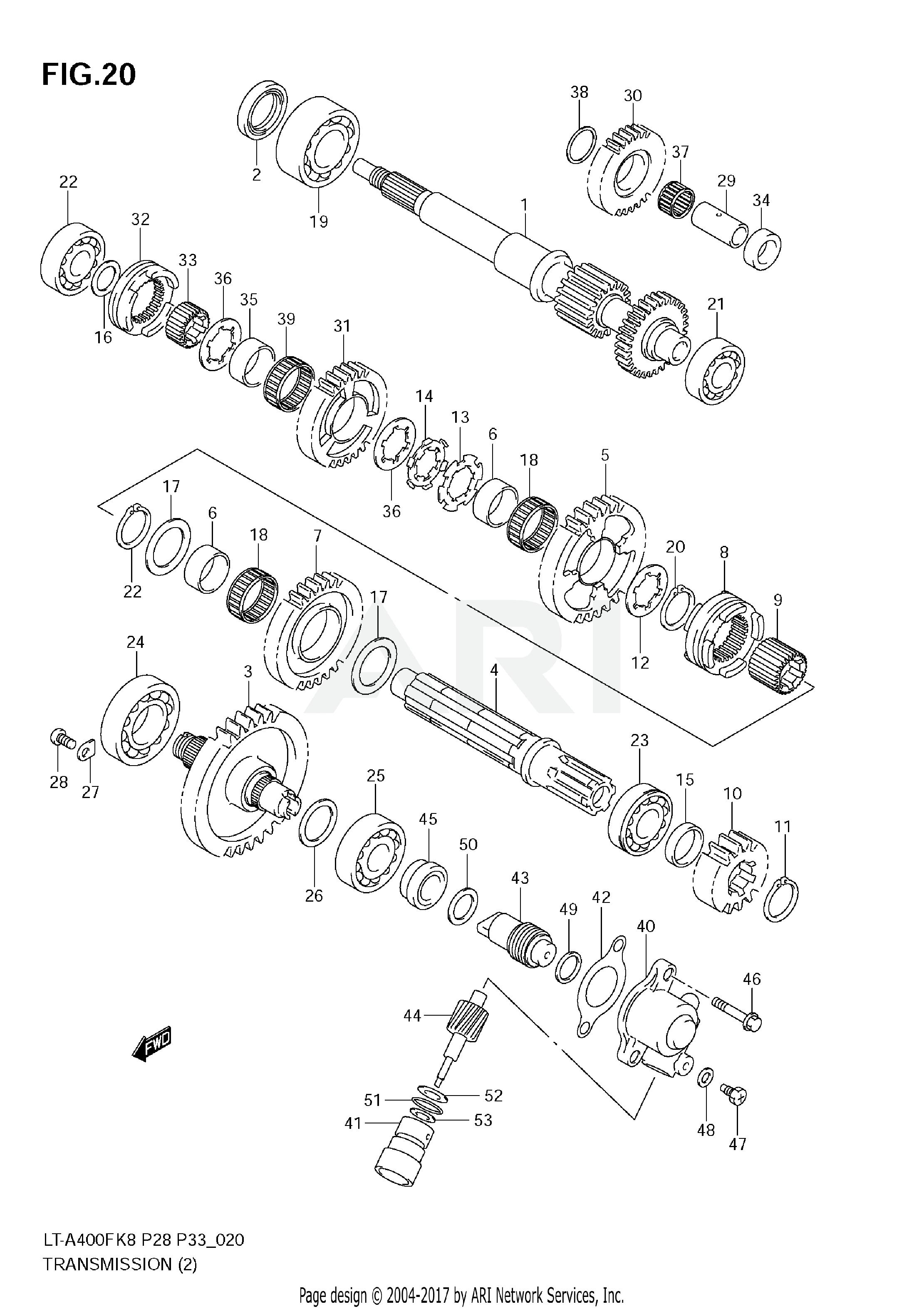 TRANSMISSION (2)(MODEL K8/K9)