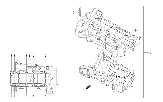 CRANKCASE ASSEMBLY