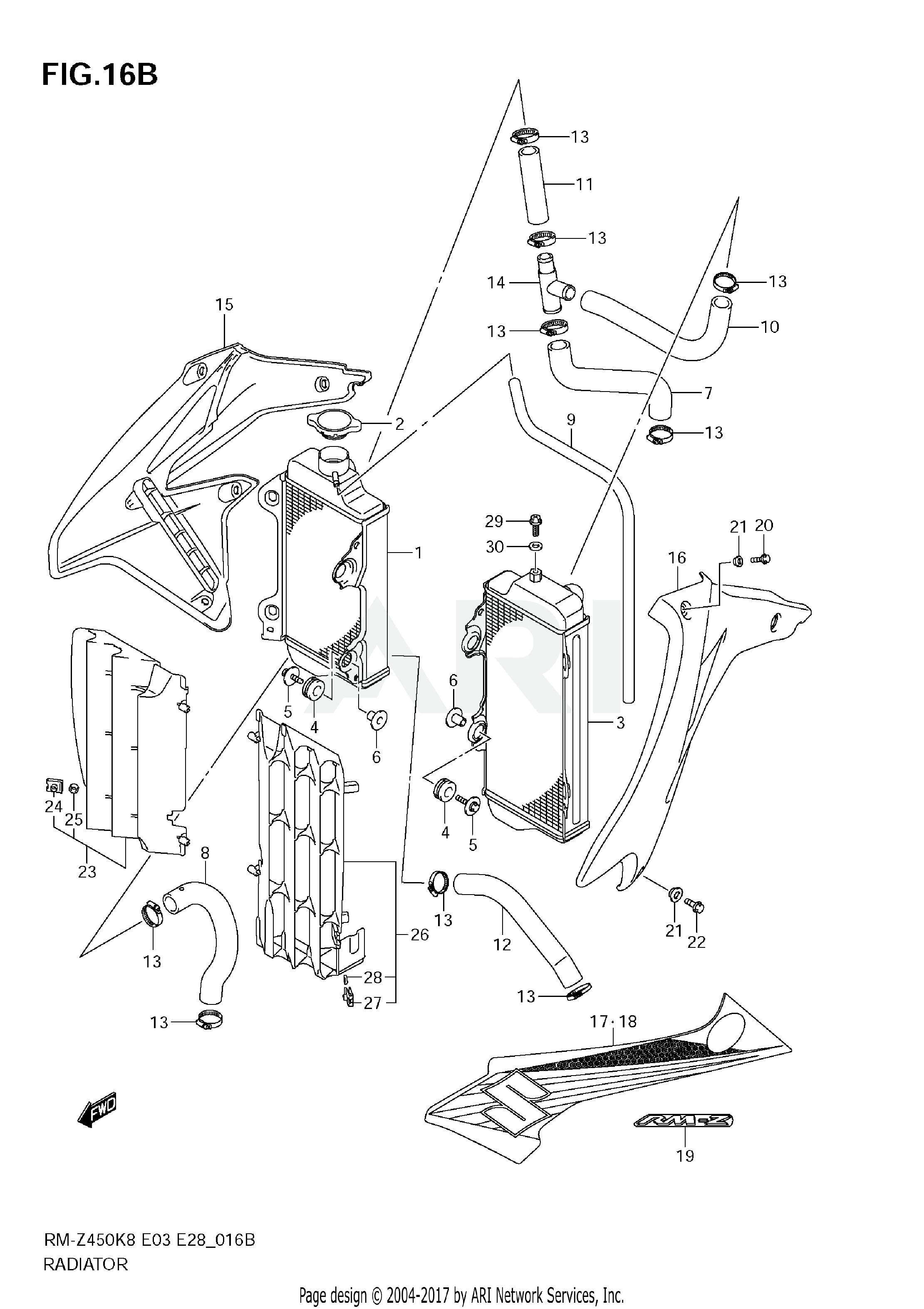 RADIATOR (RM-Z450 L1)