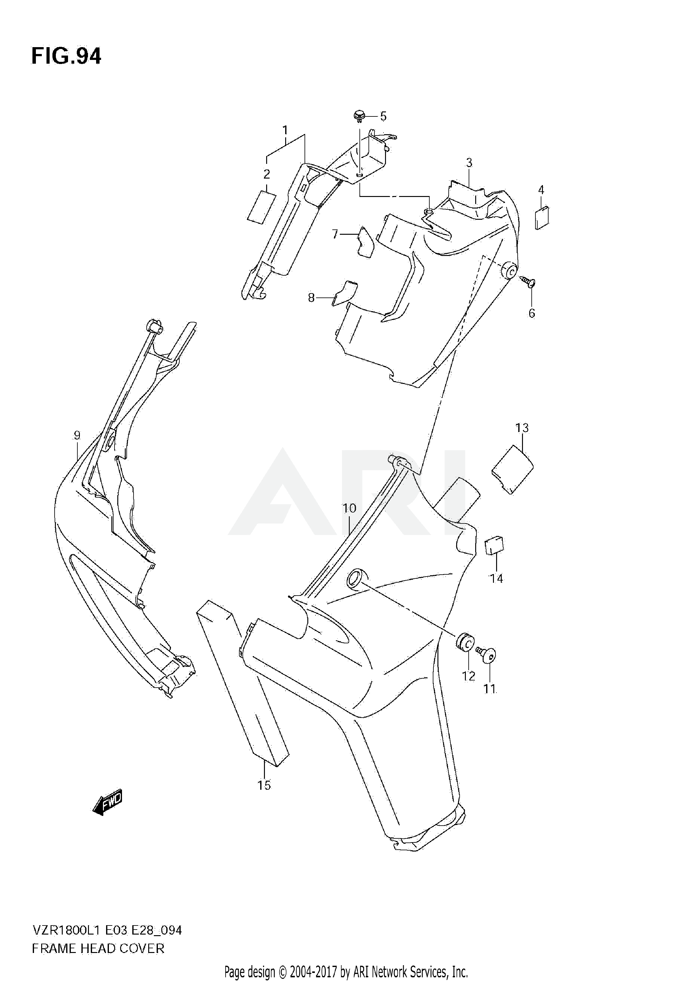 FRAME HEAD COVER (VZR1800 L1 E28)