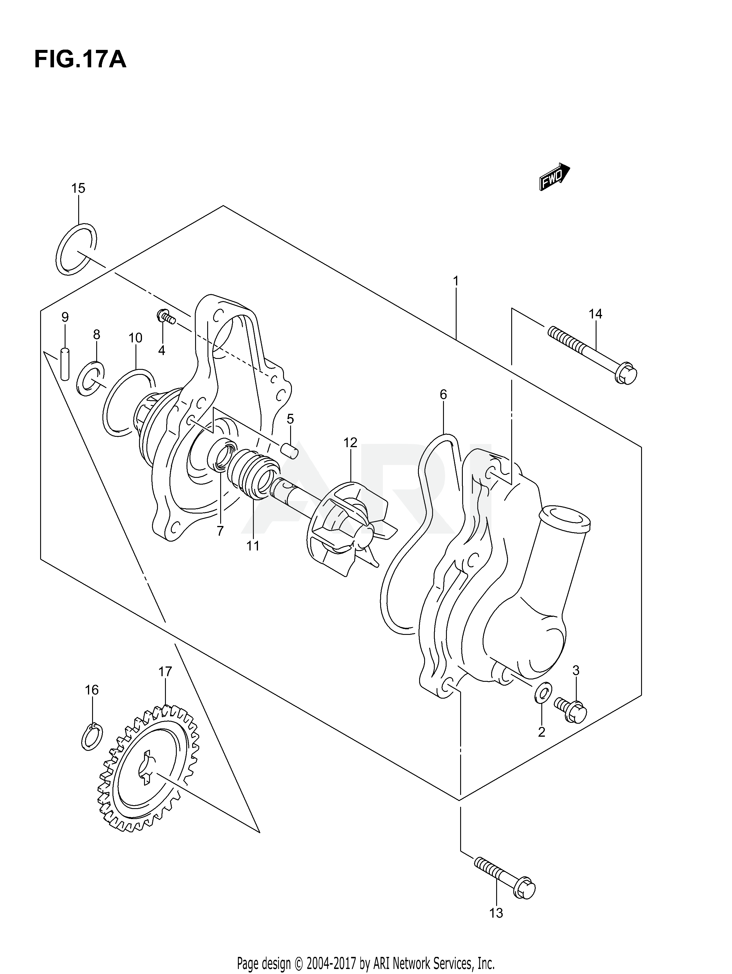 WATER PUMP (MODEL K5/K6/K7)