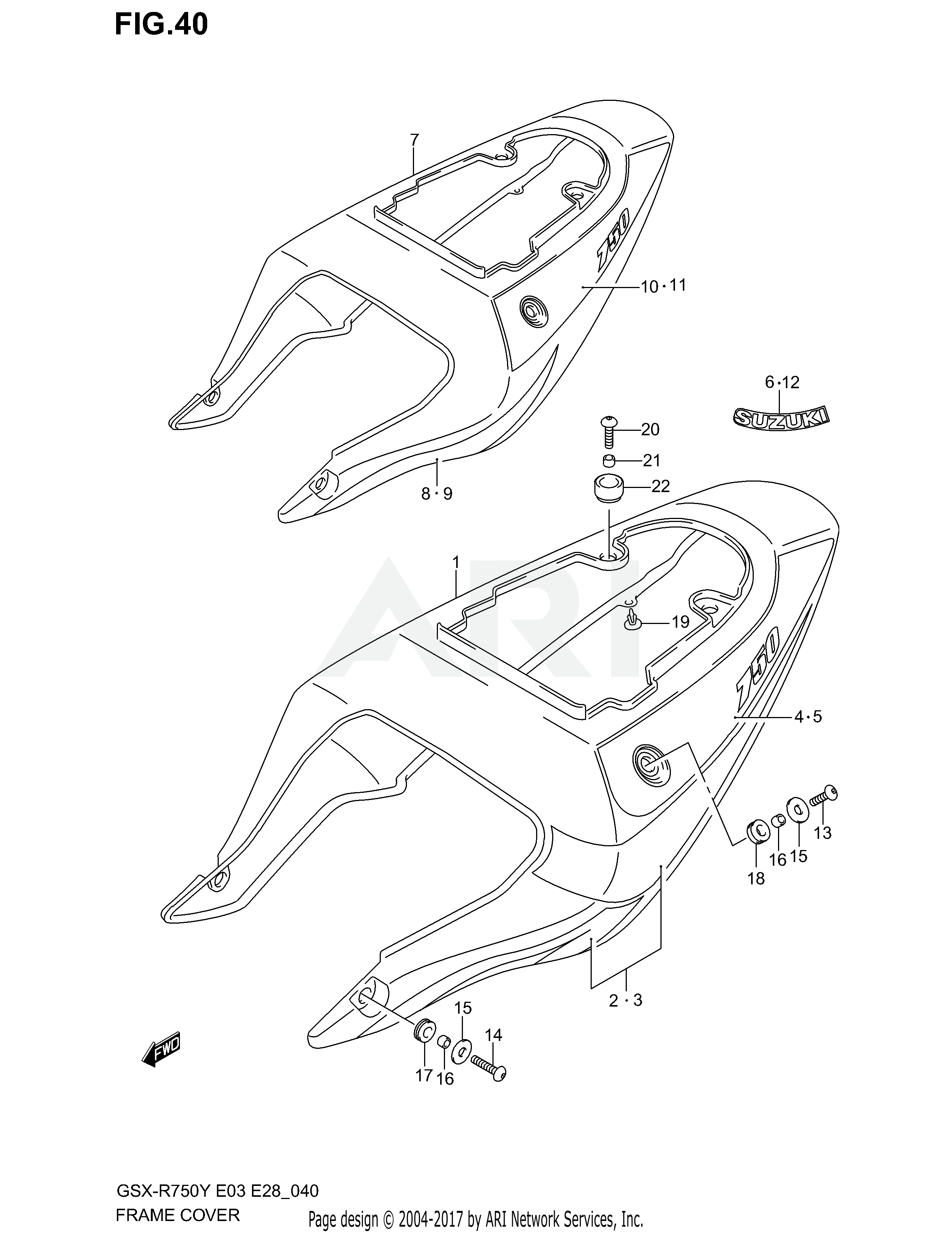 FRAME COVER (MODEL Y)