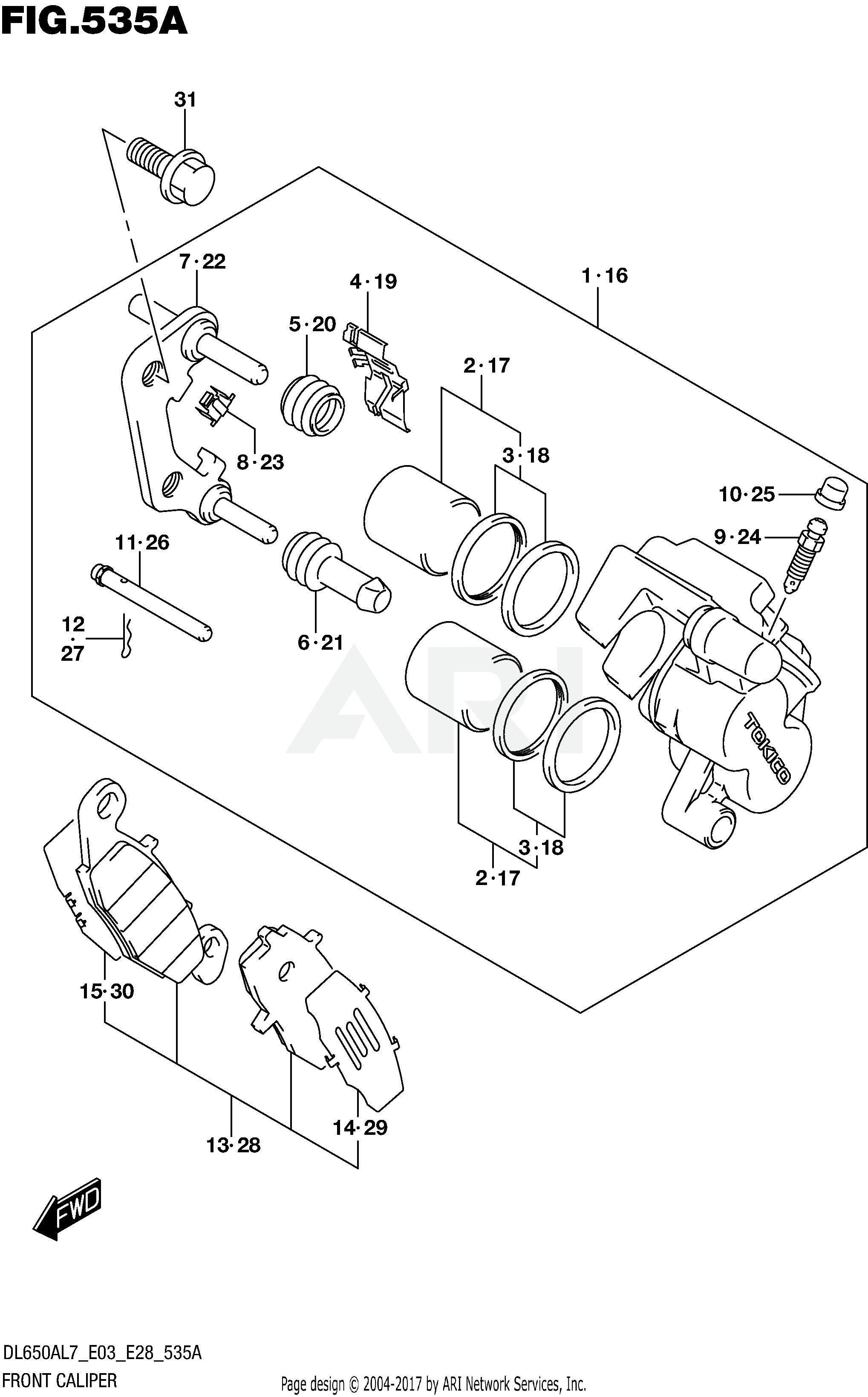 FRONT CALIPER