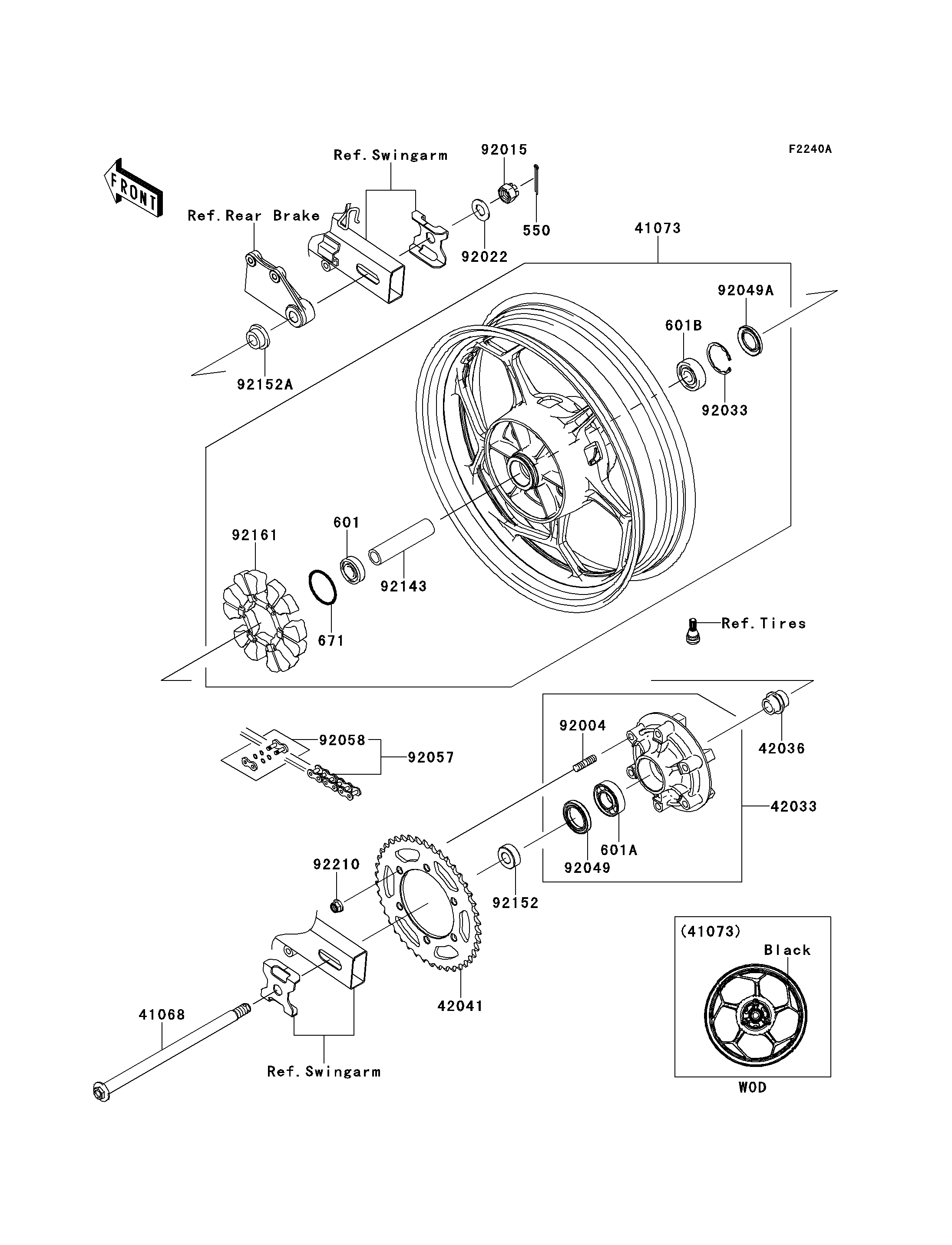 Rear Wheel/Chain(ADFA)(CA,US)