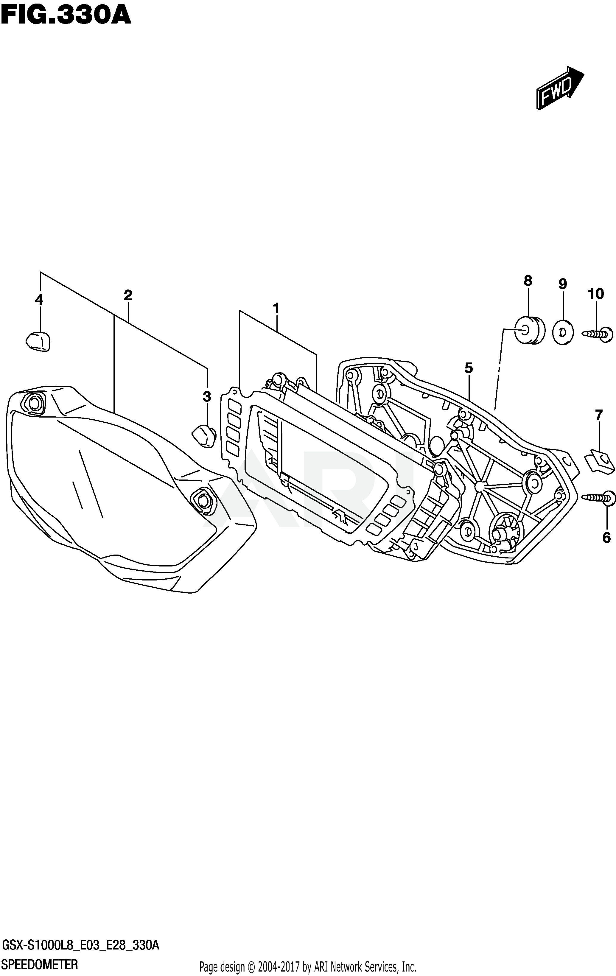 SPEEDOMETER (GSX-S1000AL8 E03)