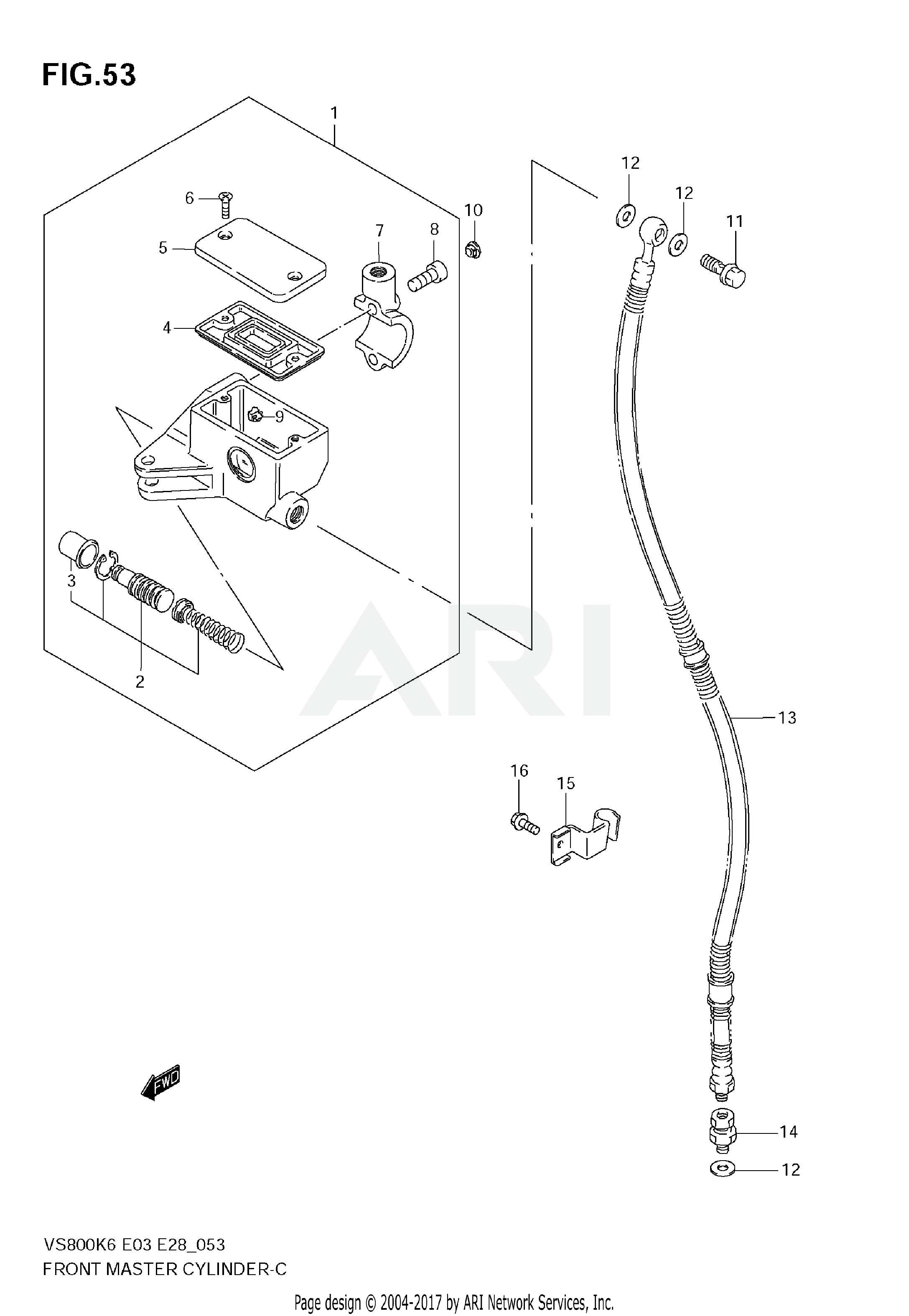 FRONT MASTER CYLINDER