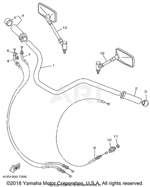 STEERING HANDLE CABLE