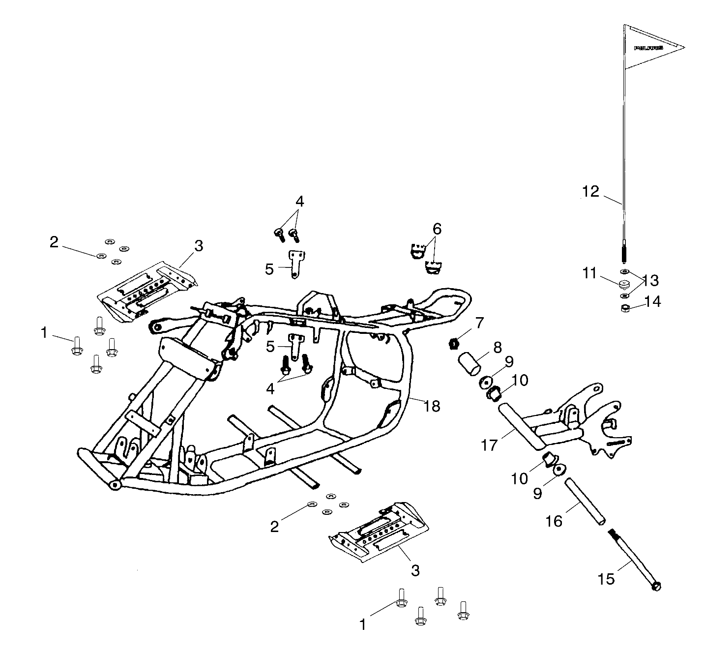 FRAME BODY - A02FA09CA/CB/CC (4970887088B01)