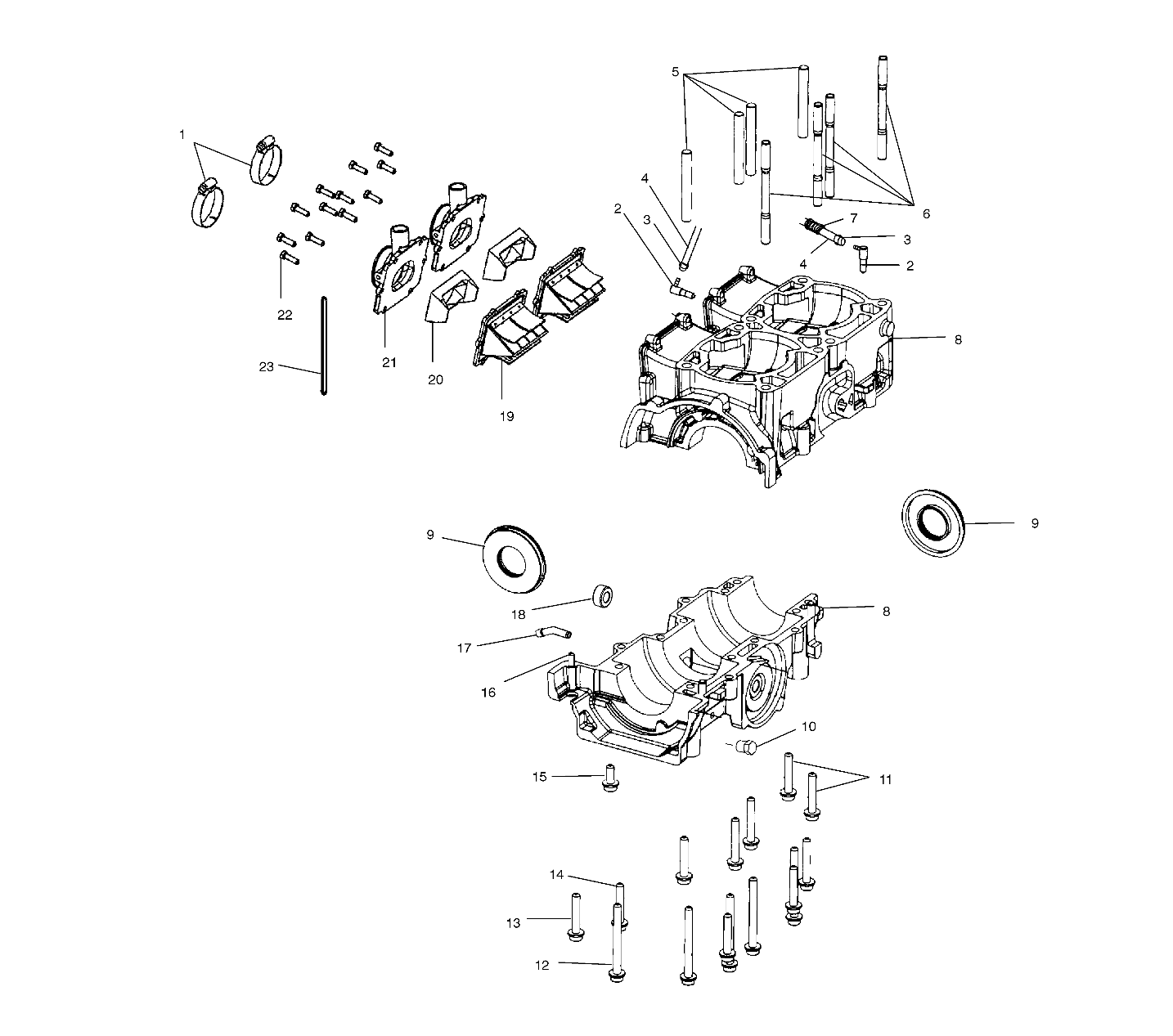 CRANKCASE - S03ND5CS (4977947794C07)