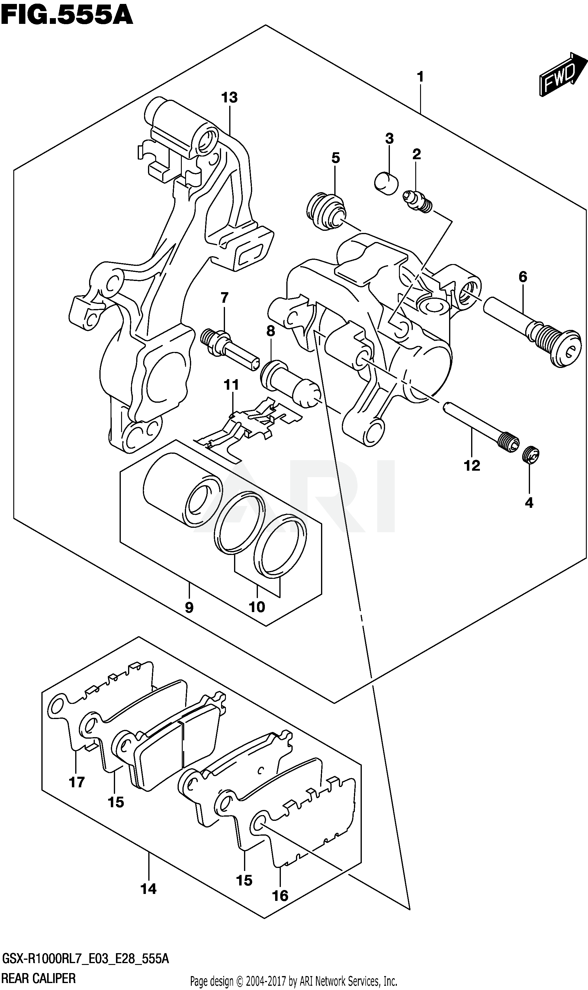 REAR CALIPER