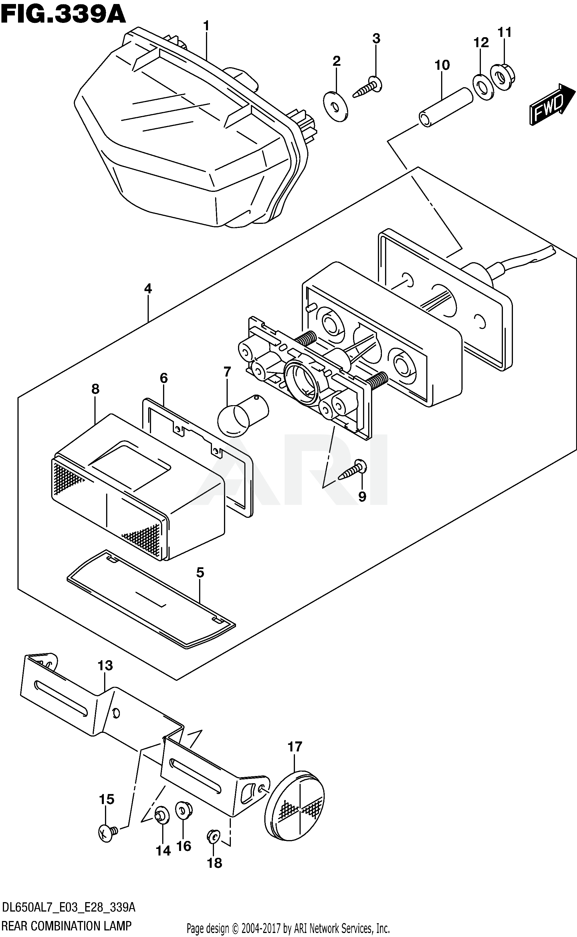 REAR COMBINATION LAMP