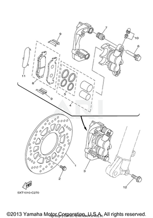 FRONT BRAKE CALIPER