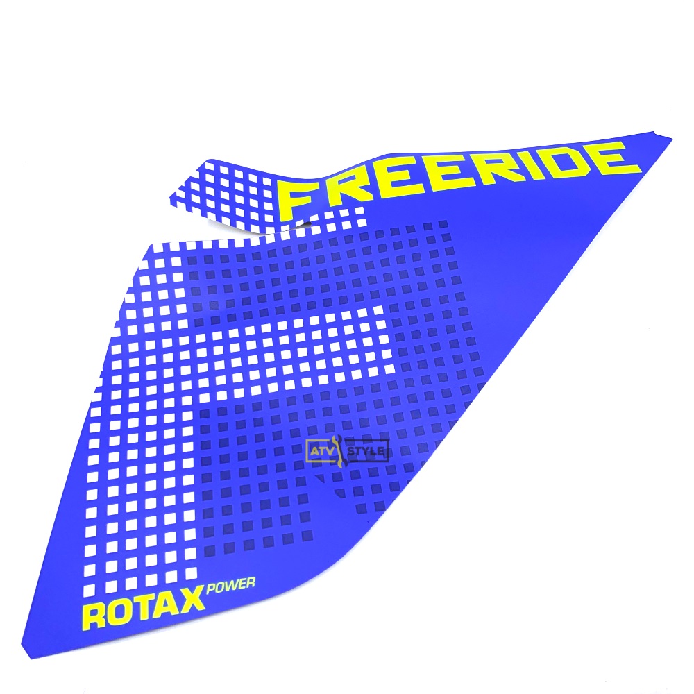 Правая декаль " Freeride Rotax Power" Ski Doo 516009446