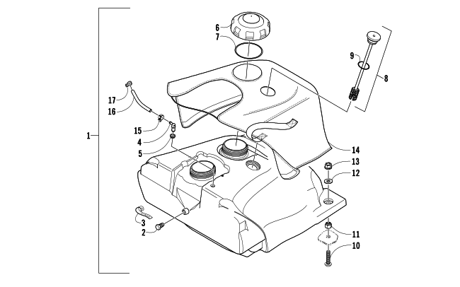 GAS TANK ASSEMBLY