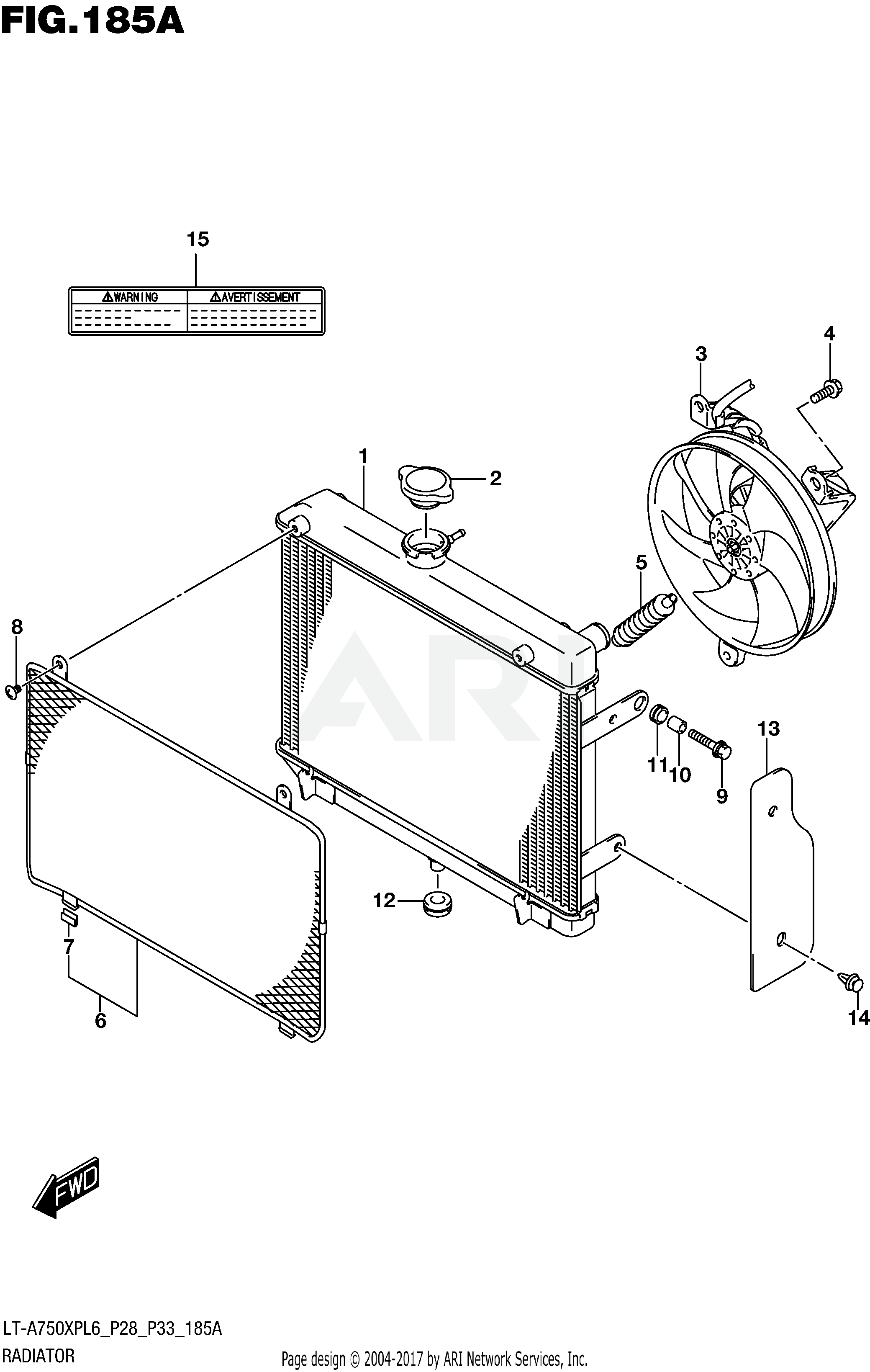 RADIATOR (LT-A750XPL6 P28)