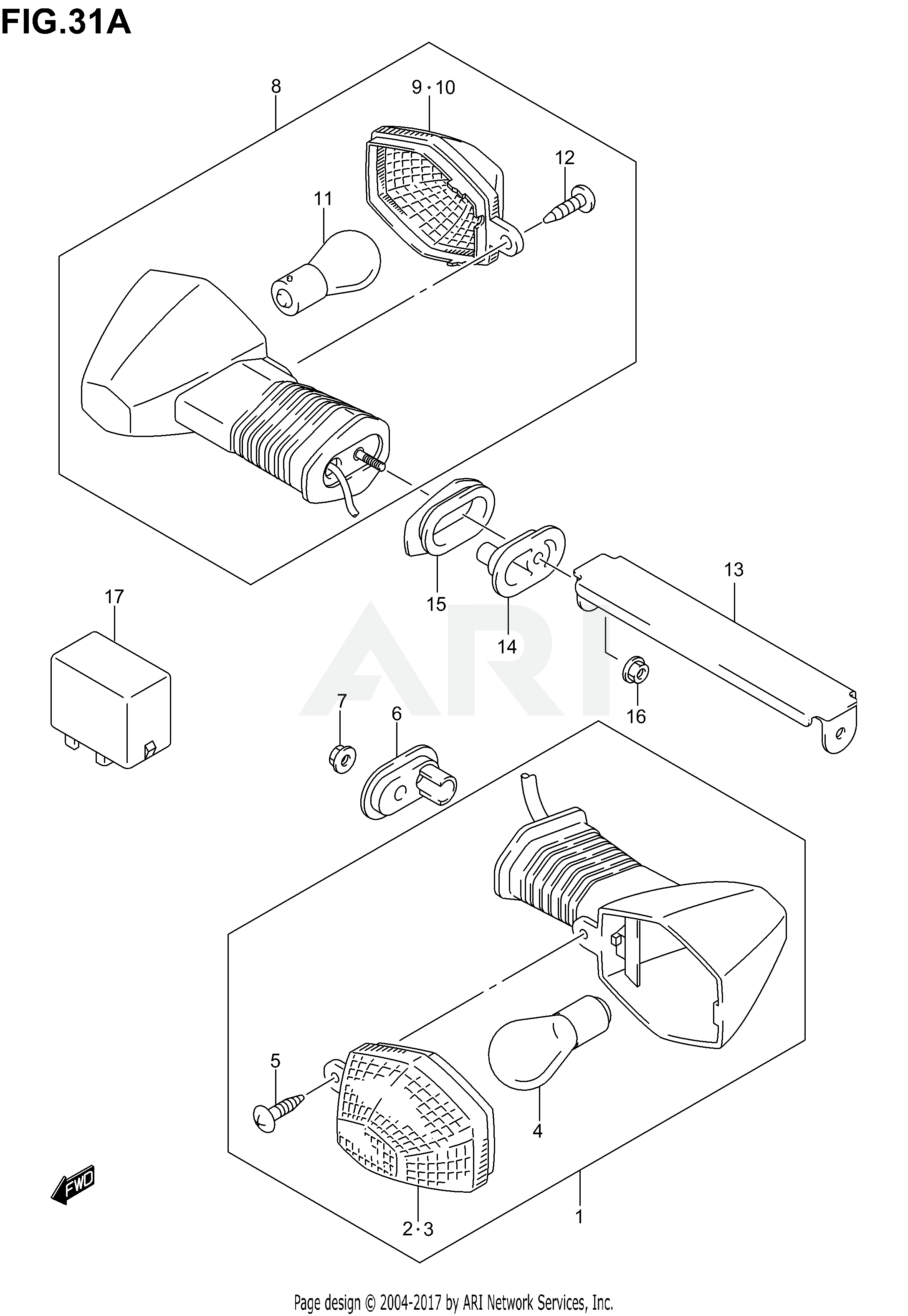 TURNSIGNAL LAMP (SV1000K3)