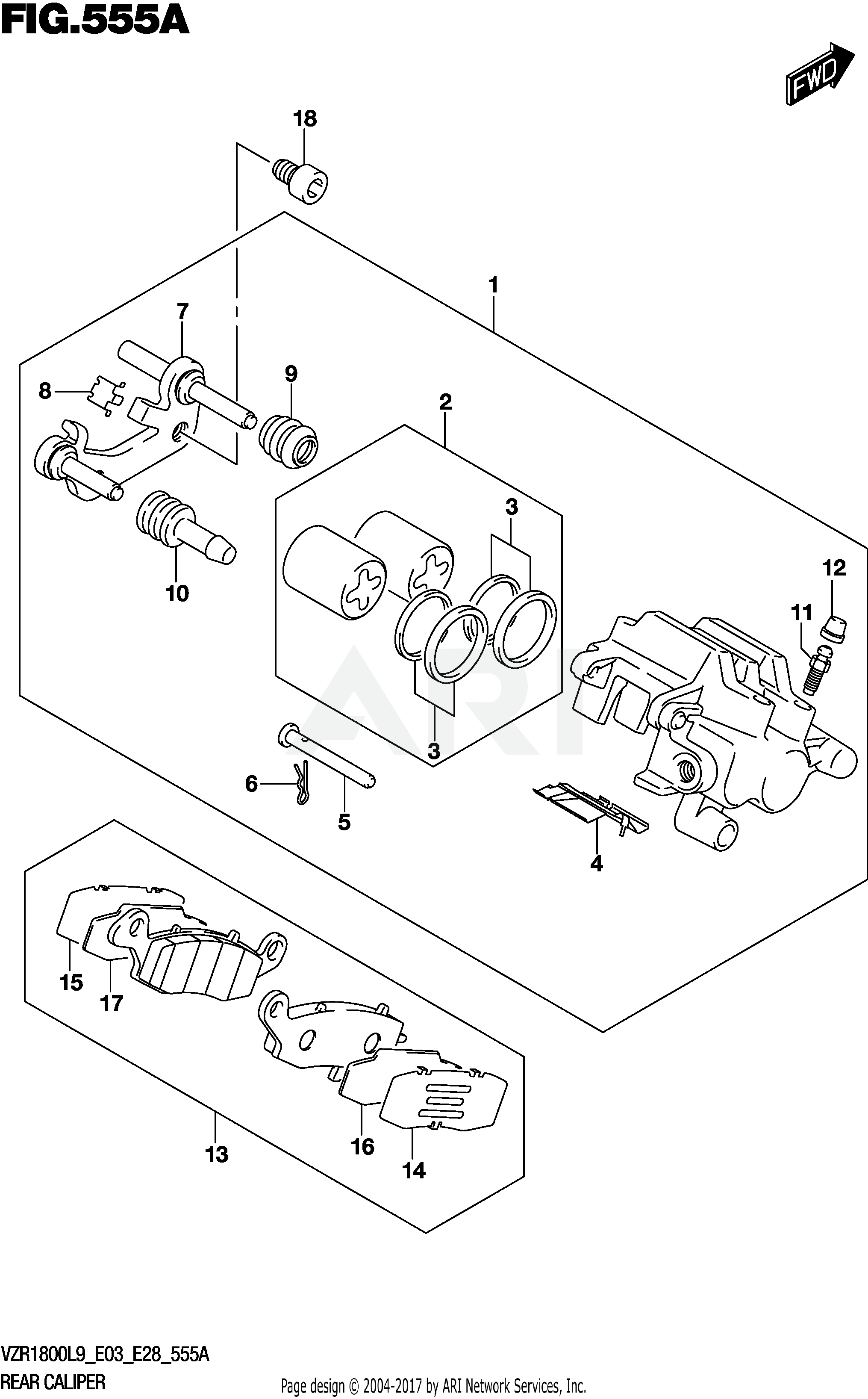 REAR CALIPER