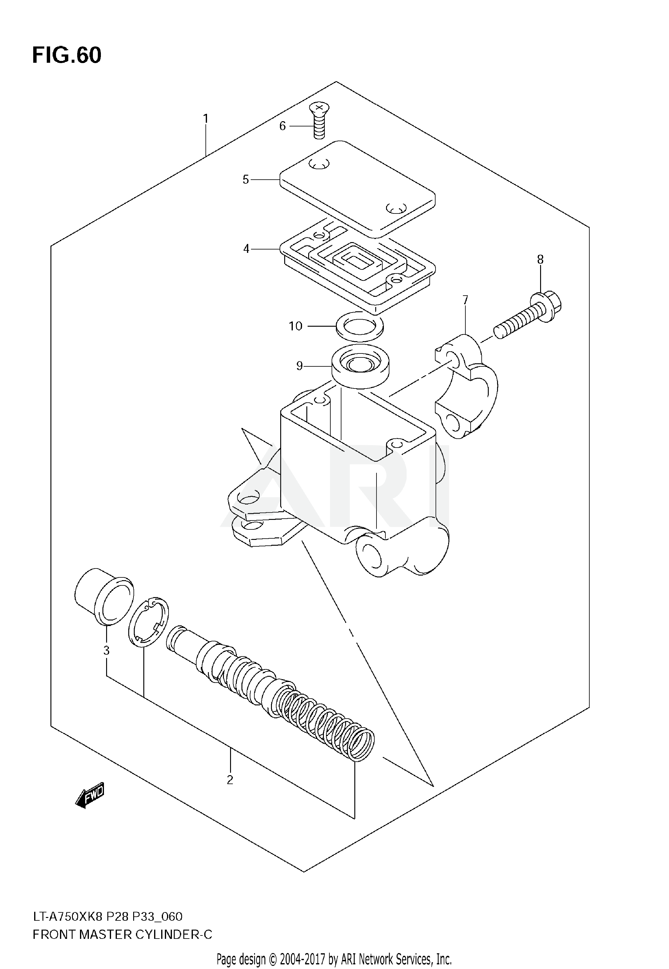 FRONT MASTER CYLINDER