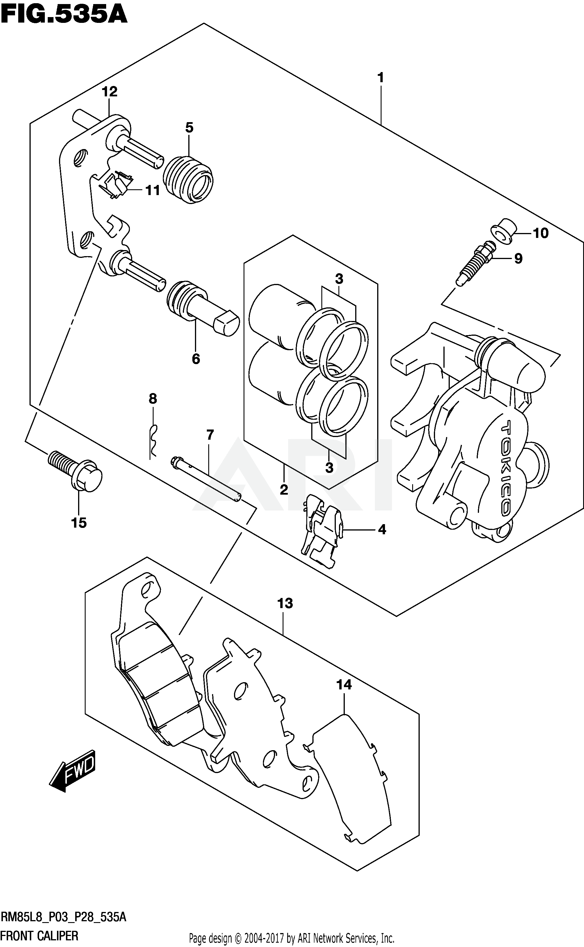 FRONT CALIPER