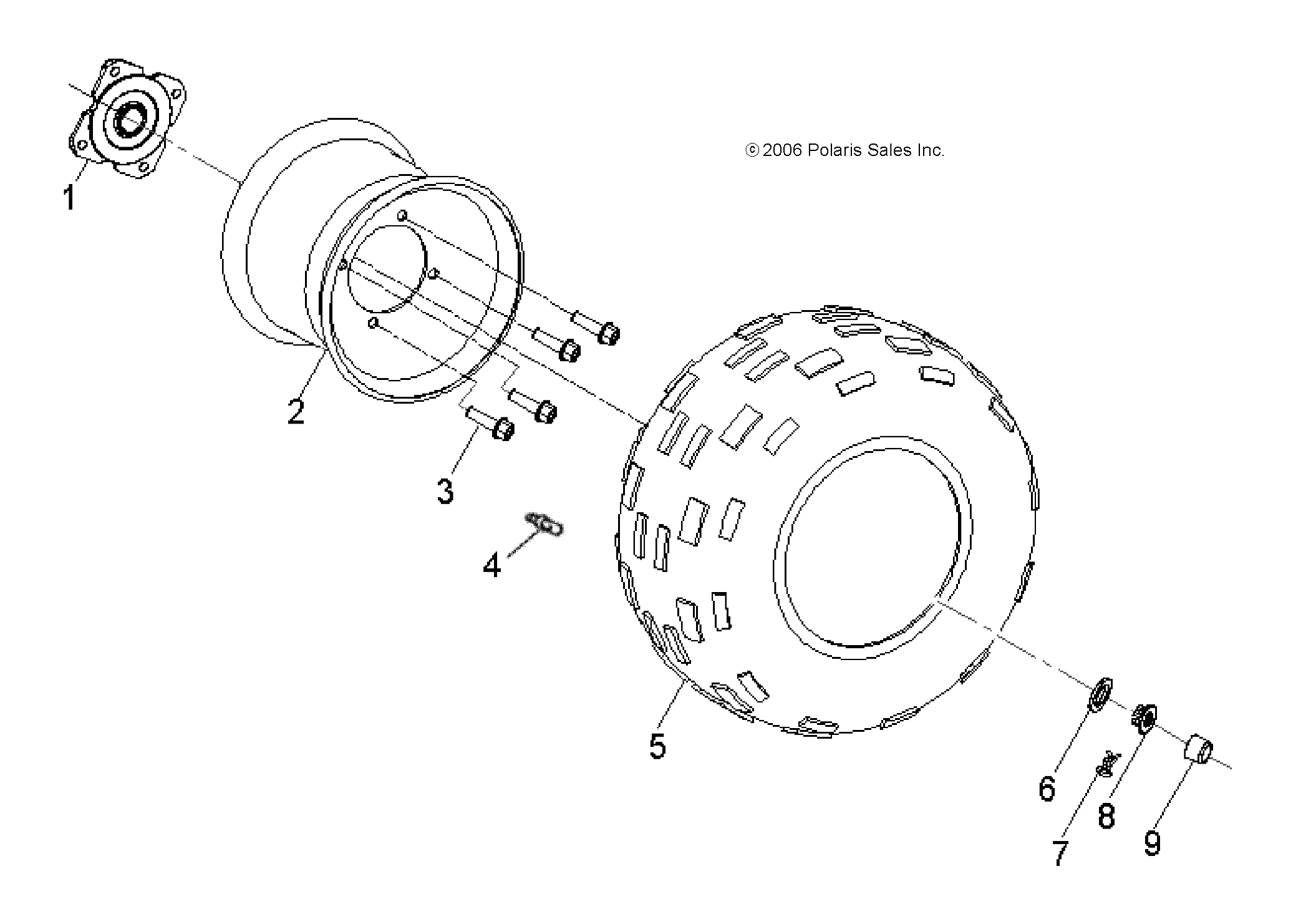 WHEELS, REAR - A11KA05AB/AD (49ATVWHEELREAR07PRED50)