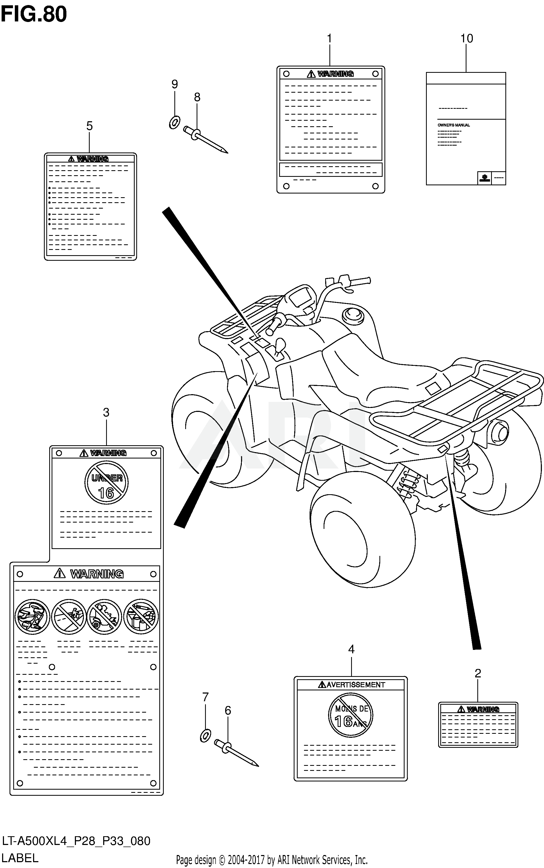 LABEL (LT-A500XL4 P28)