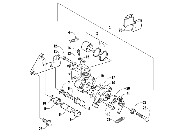 REAR BRAKE ASSEMBLY