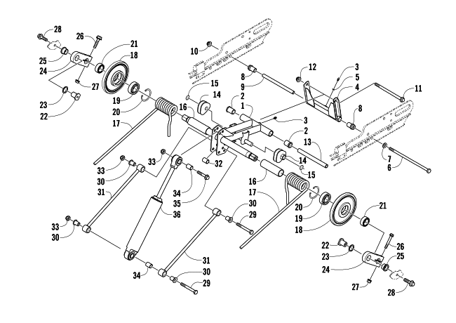 REAR SUSPENSION REAR ARM ASSEMBLY