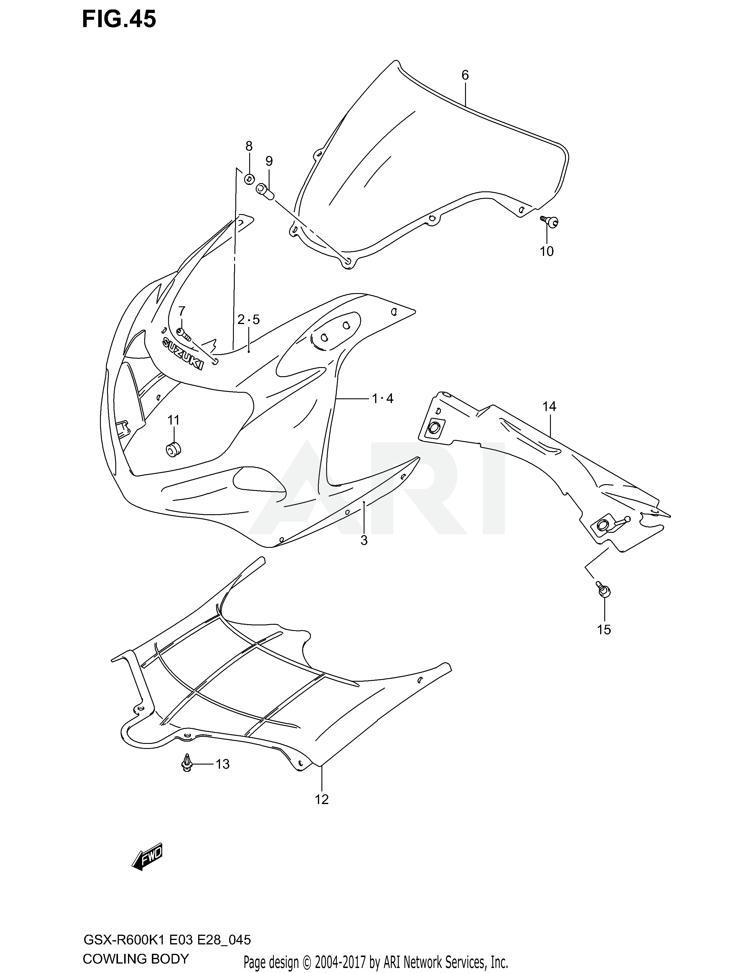 COWLING BODY (MODEL K1)