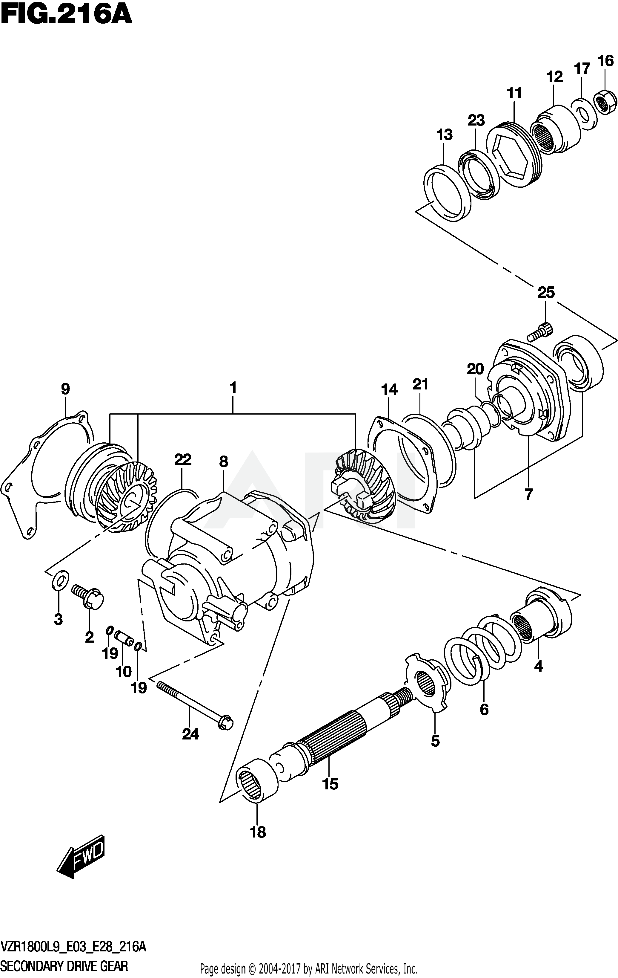 SECONDARY DRIVE GEAR