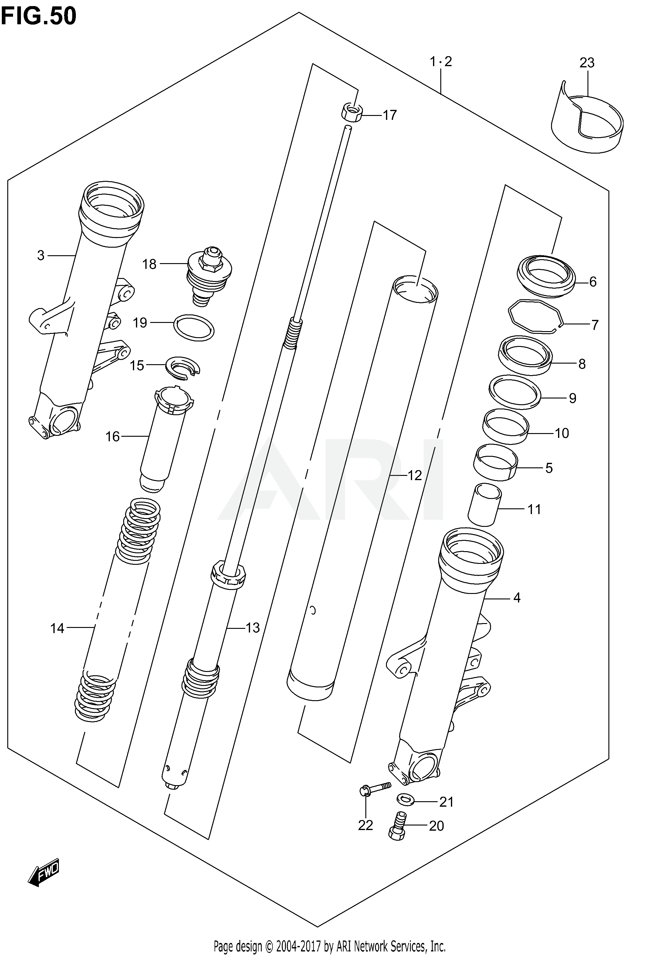 FRONT DAMPER (MODEL K3/K4)