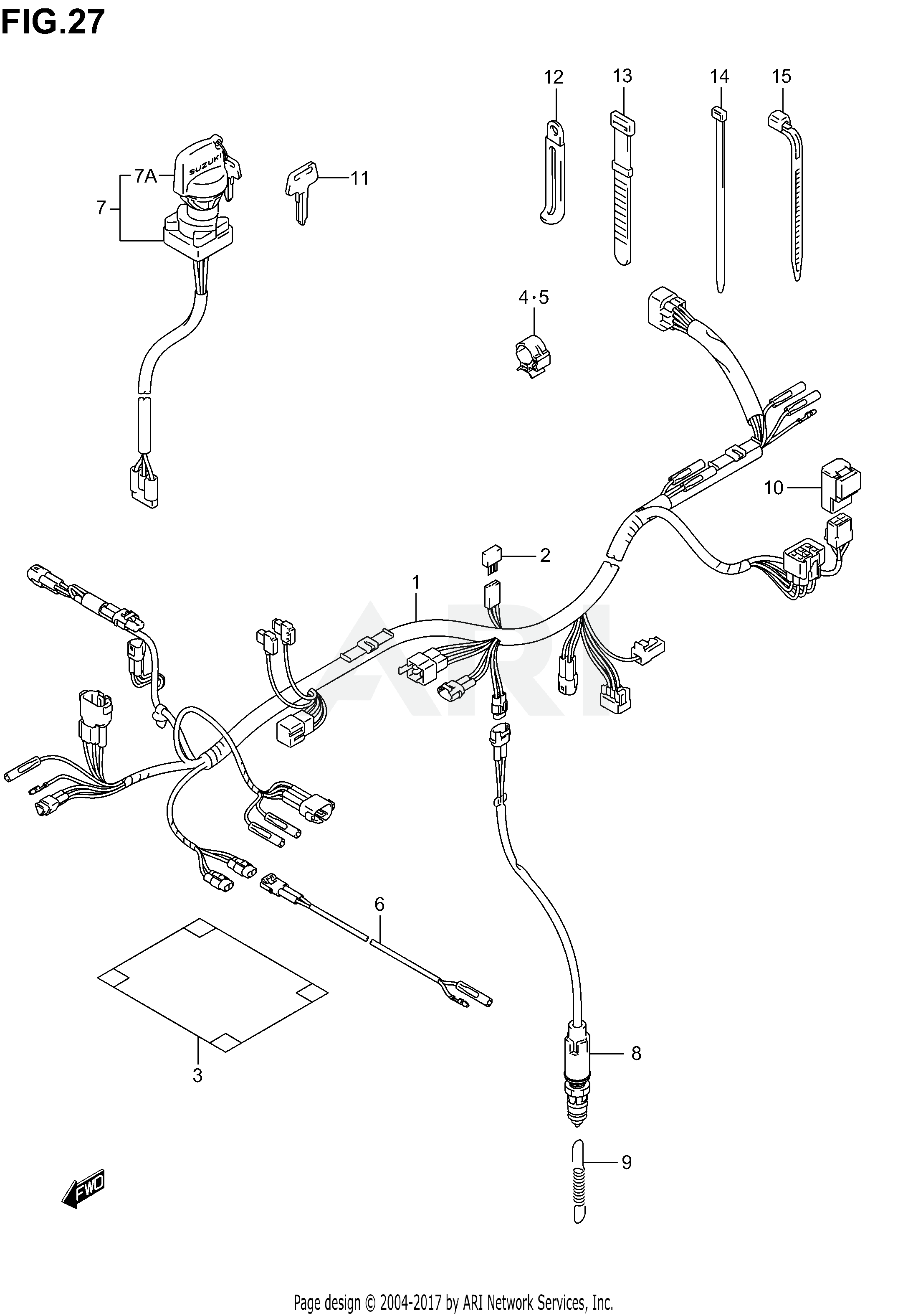 WIRING HARNESS (MODEL K2/K3/K4)