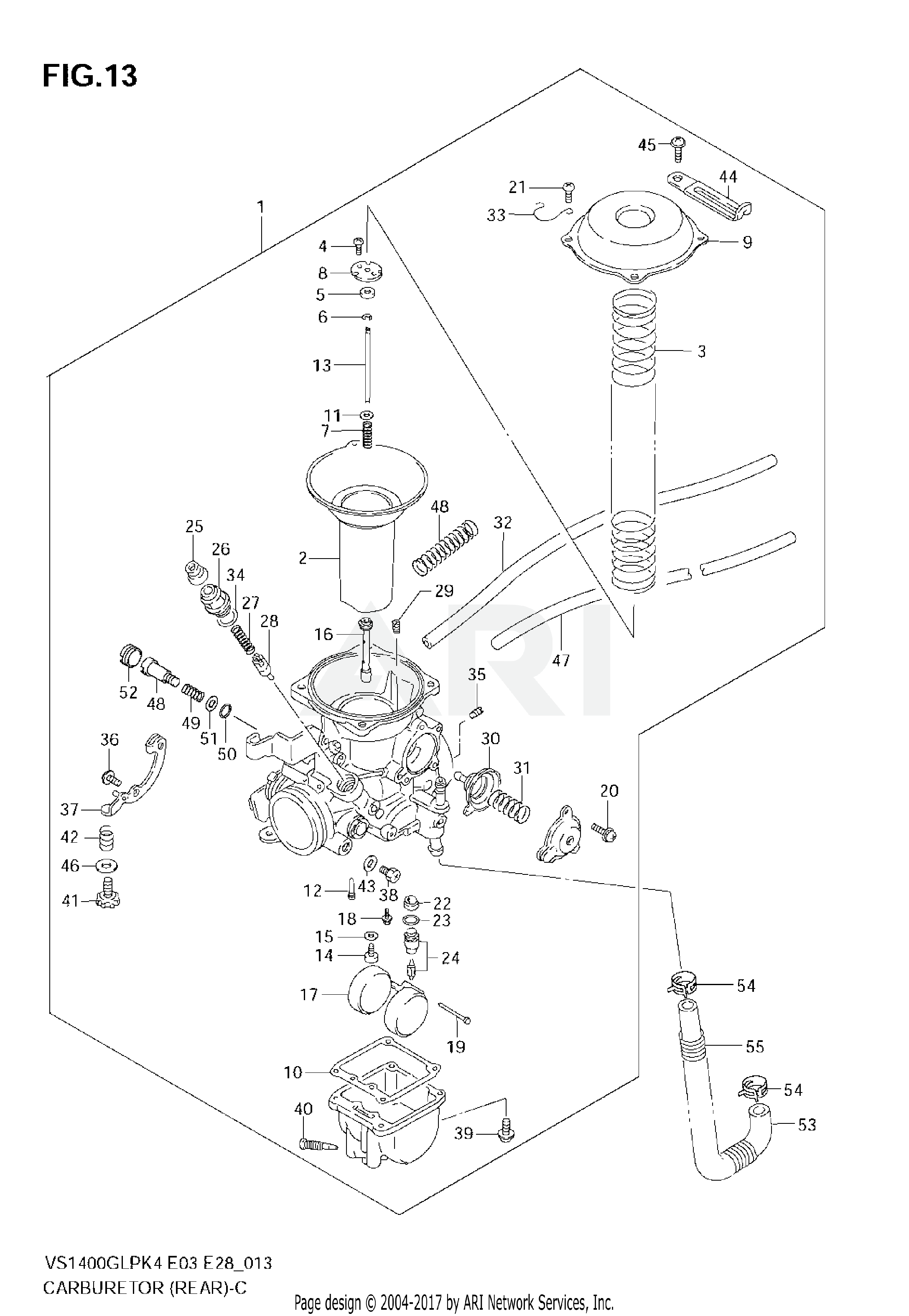 CARBURETOR (REAR)