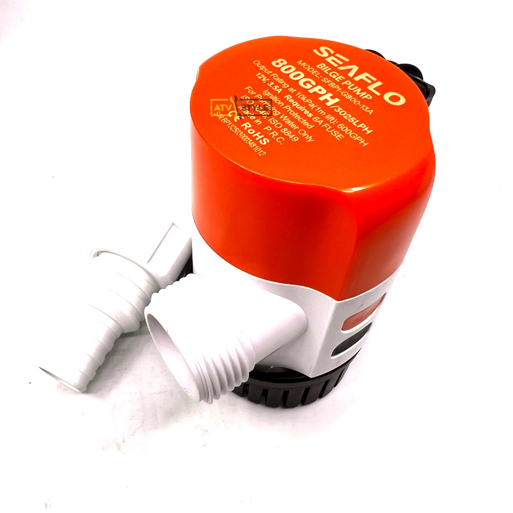 Помпа водооткачивающая SeaFlo трюмная, 12V , 800 галлон/час, патрубок 19 мм SFBP1-G800-13A