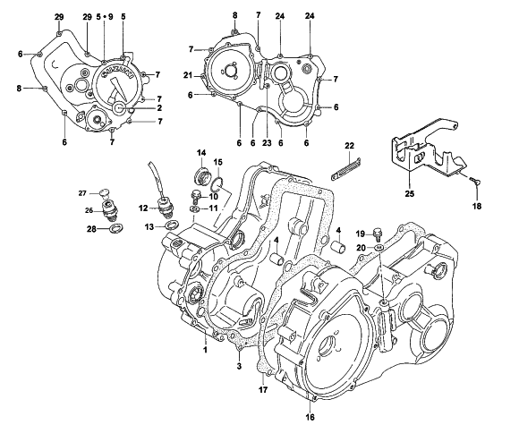 CRANKCASE COVER ASSEMBLY