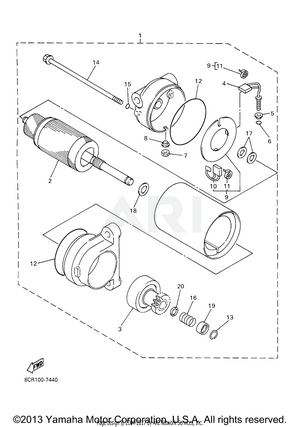 ALTERNATE STARTING MOTOR