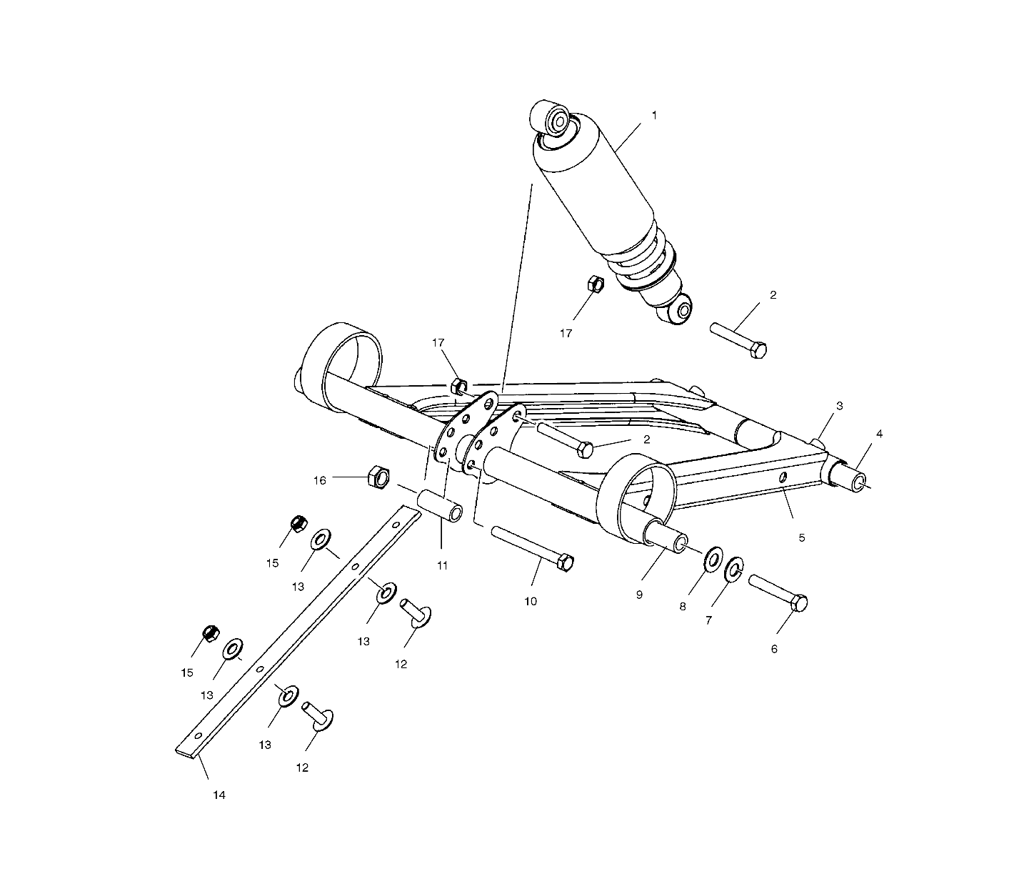 FRONT TORQUE ARM - S01SR6DS (4960236023B010)