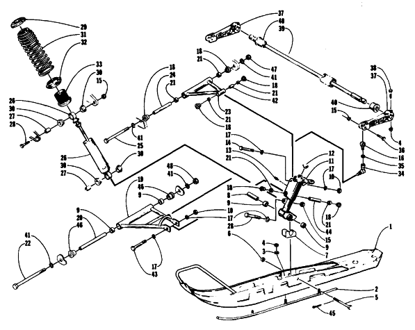 SKI AND FRONT SUSPENSION