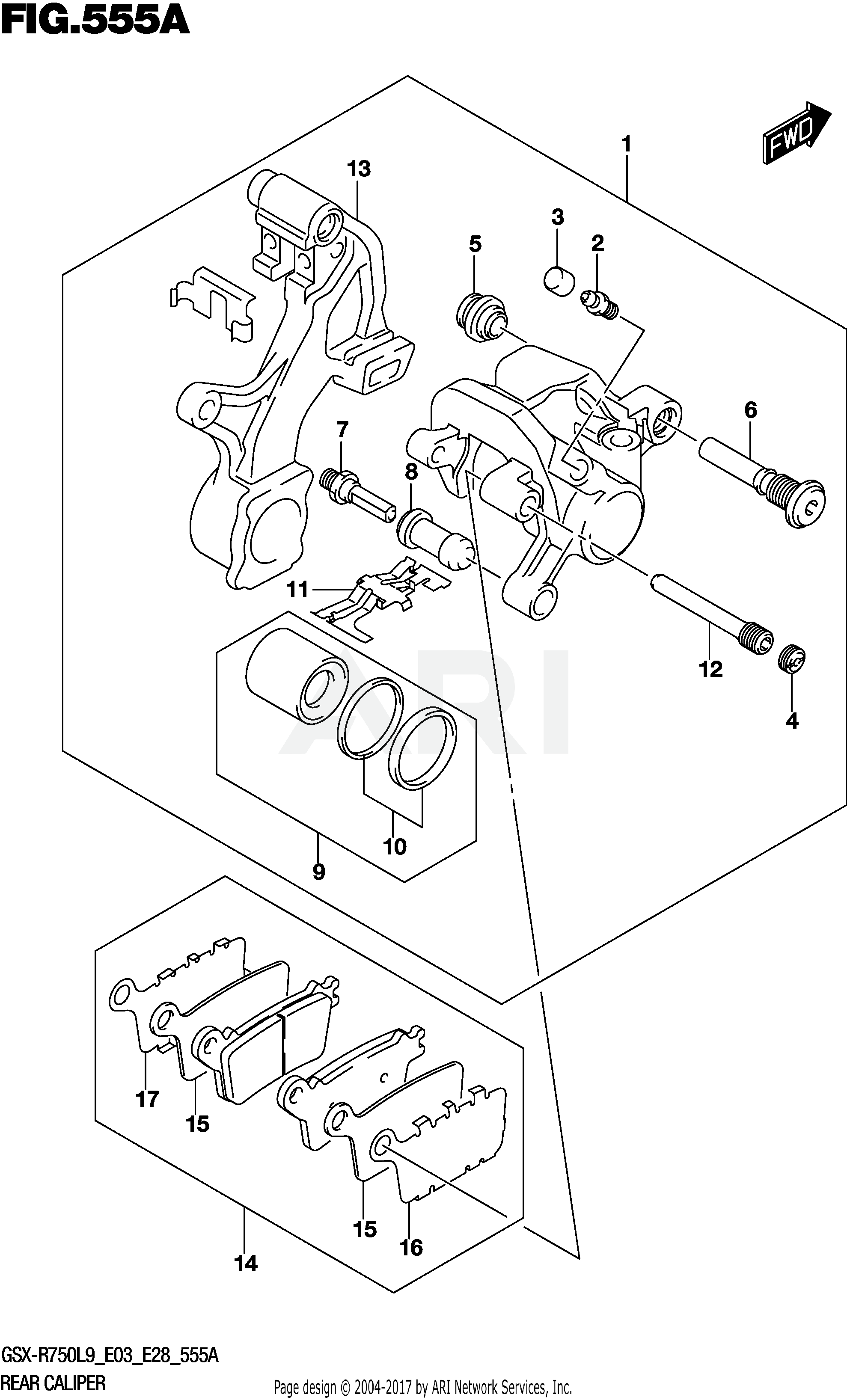 REAR CALIPER