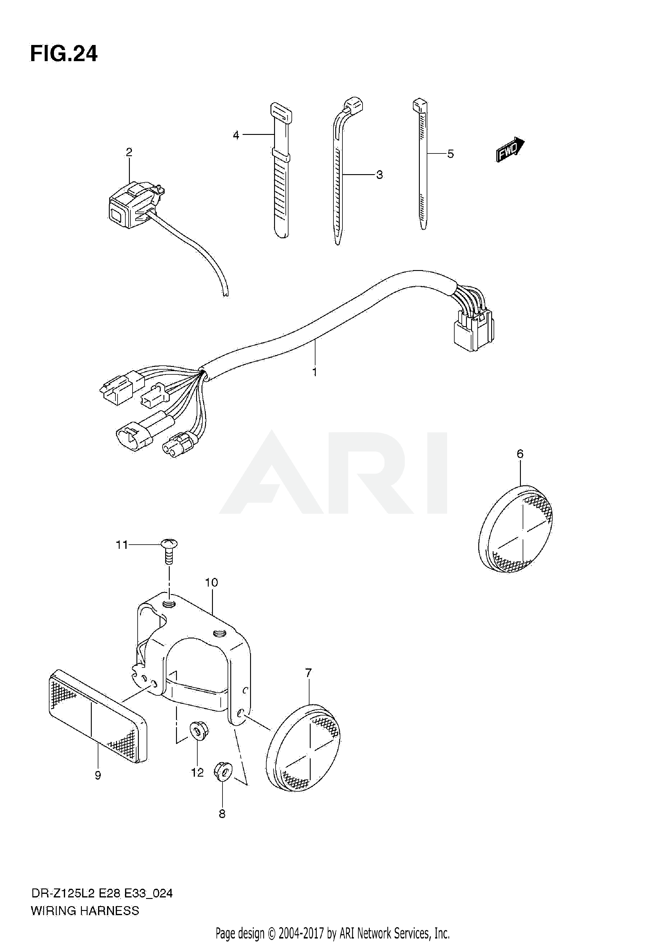 WIRING HARNESS (DR-Z125L E28)