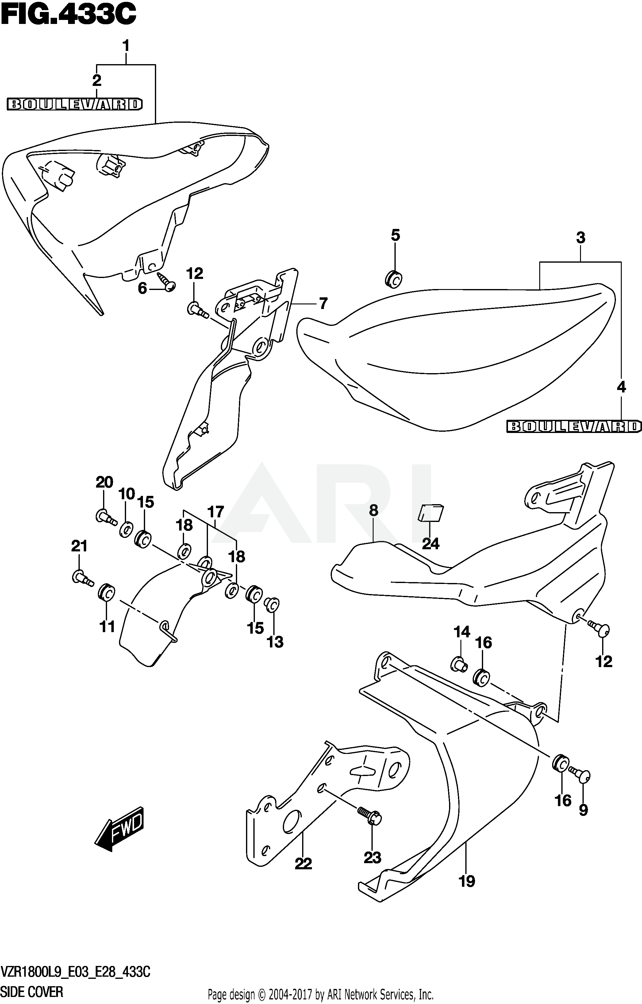 SIDE COVER (VZR1800BZL9 E28)