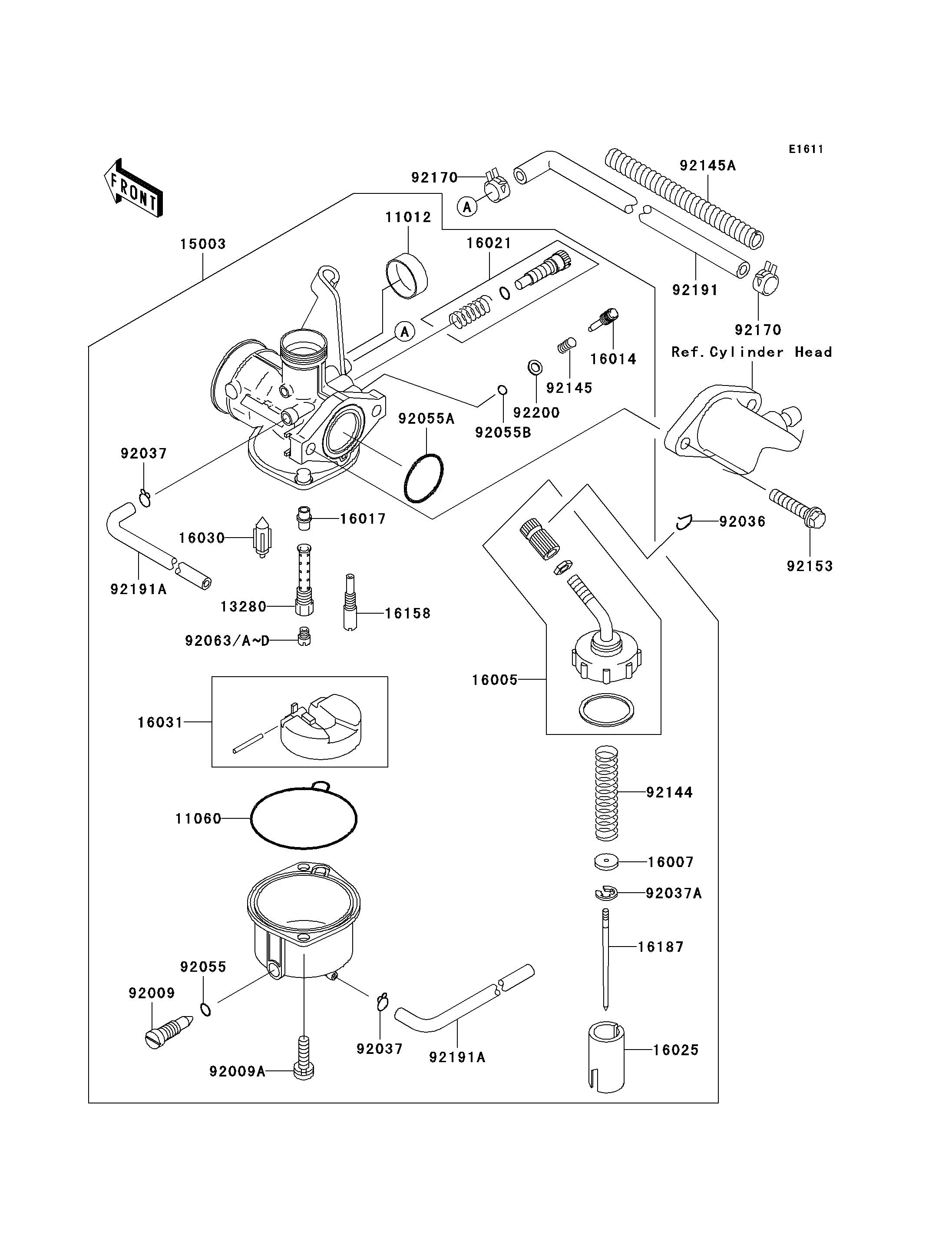 Carburetor(A6F/A7F)(US)