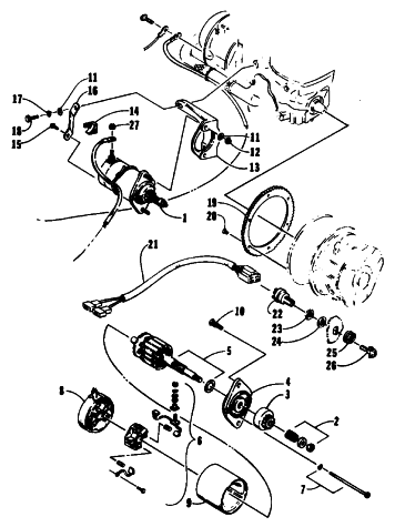 ELECTRIC START ASSEMBLY