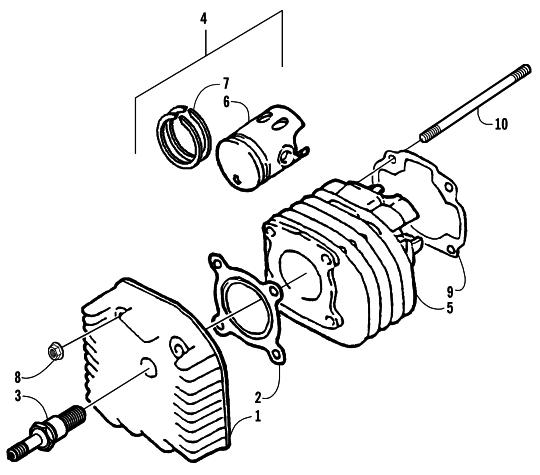 CYLINDER AND HEAD ASSEMBLY