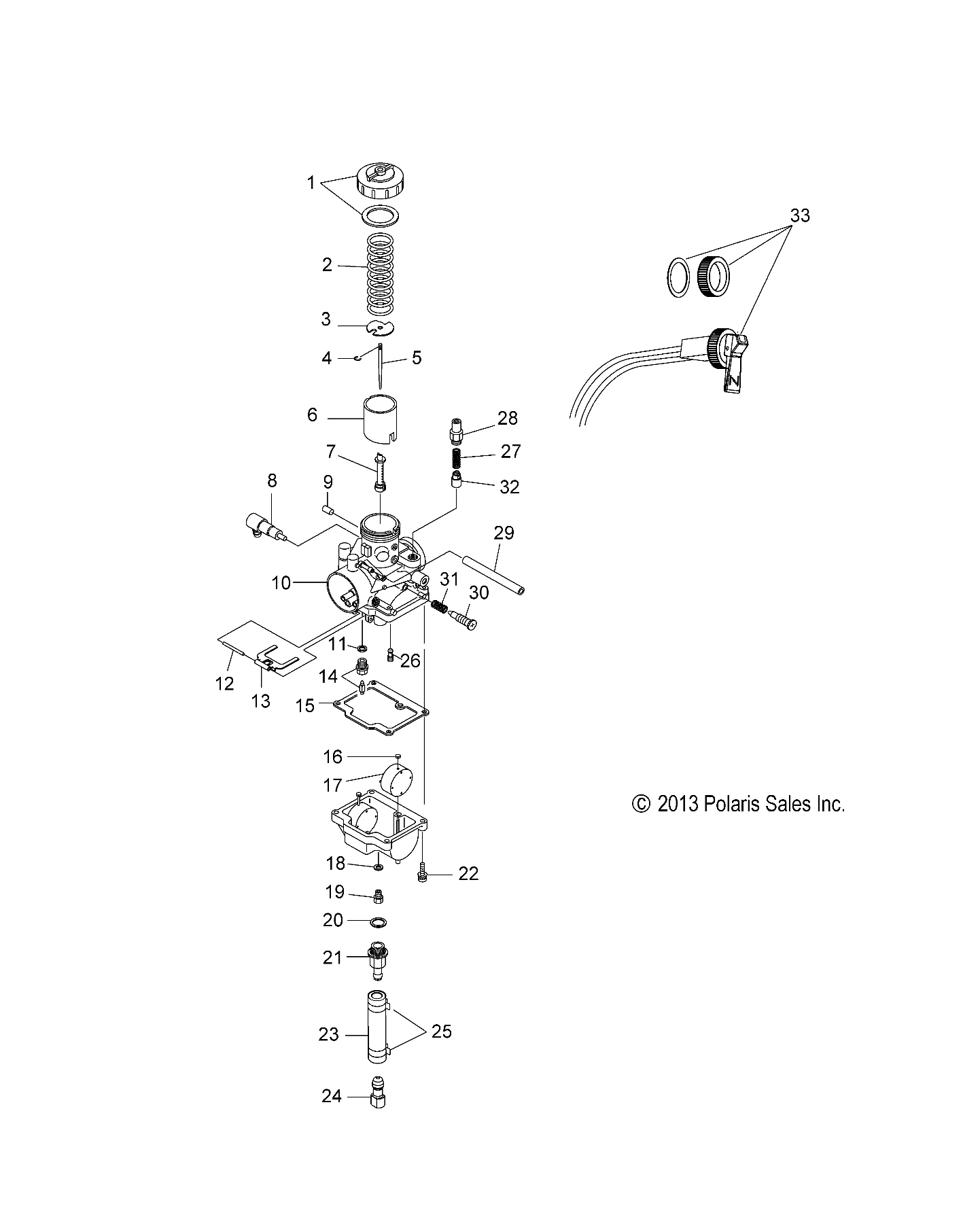 ENGINE, CARBURETOR and CHOKE - S15CS5BSL/BEL (49SNOWCARBURETOR14550)