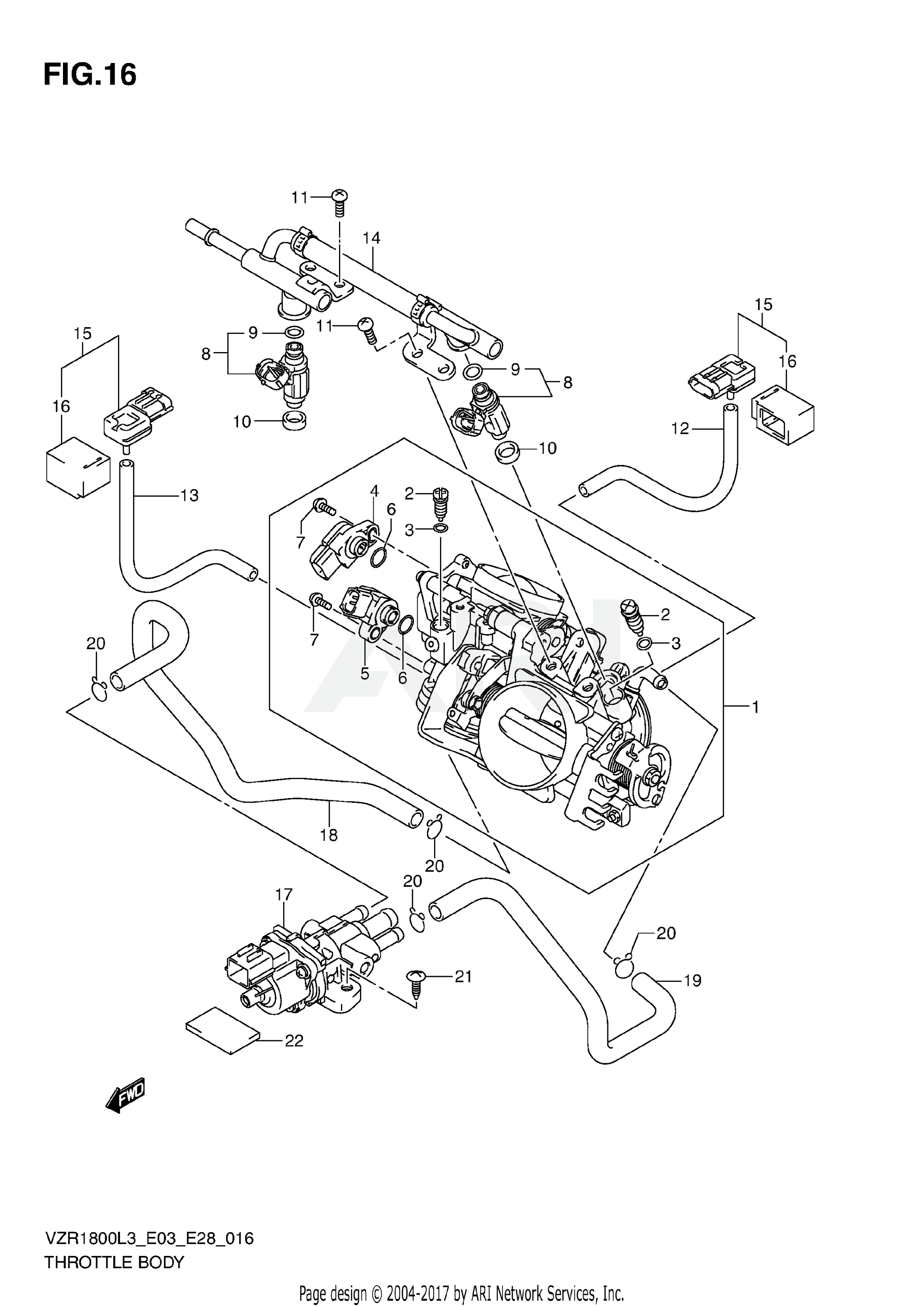 THROTTLE BODY (VZR1800ZL3 E03)