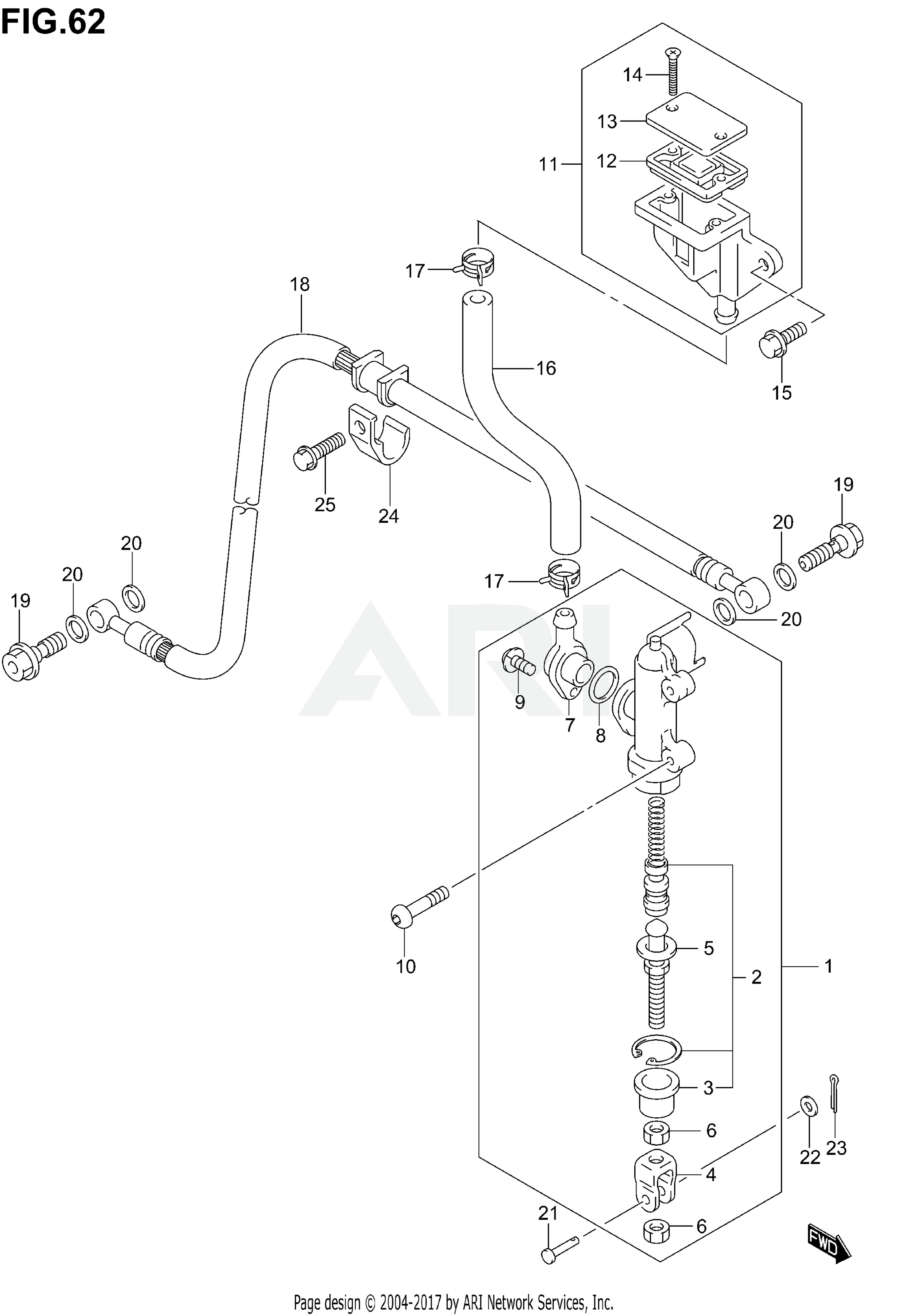 REAR MASTER CYLINDER