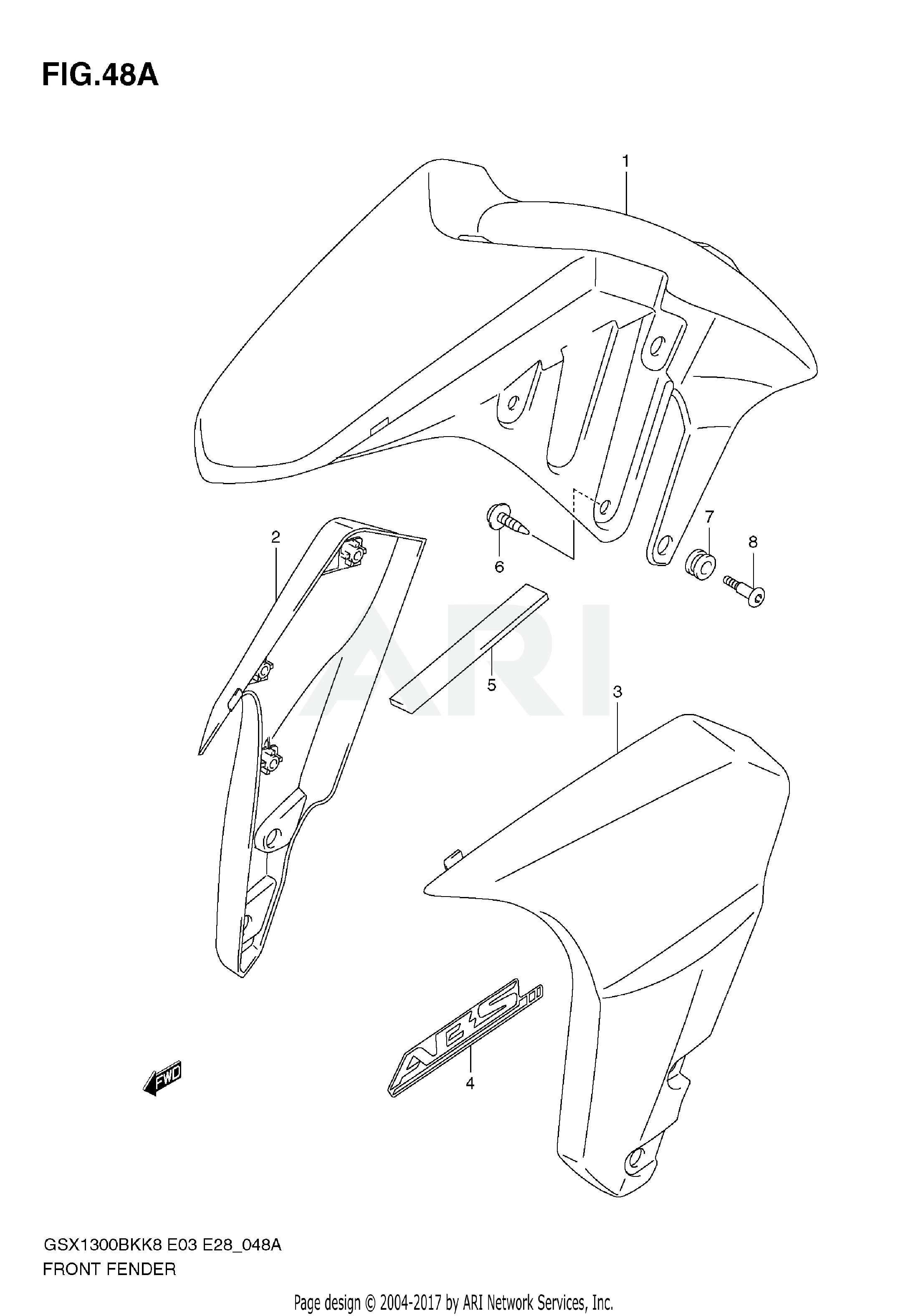 FRONT FENDER (WITH ABS)