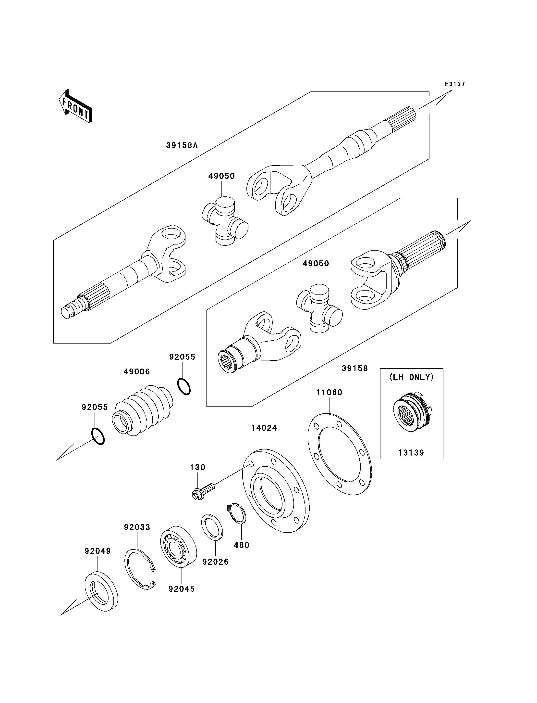 Drive Shaft-Rear